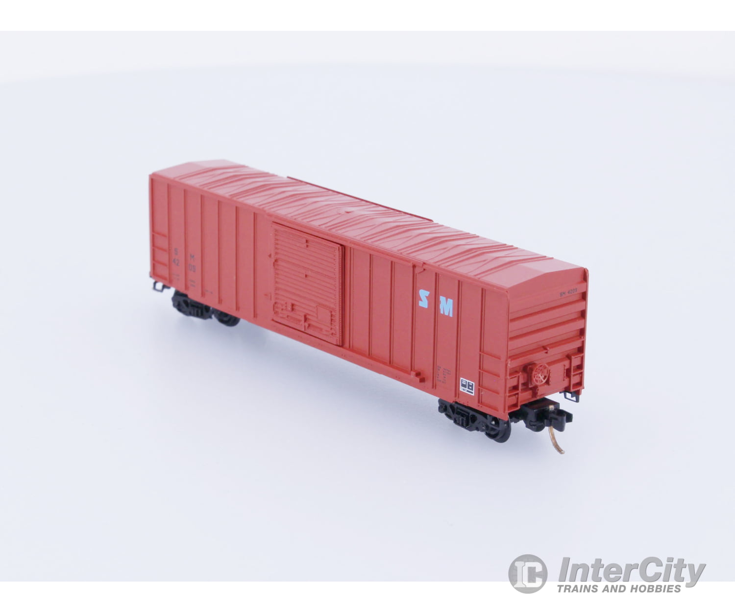 Micro Trains 25540 N Boxcar 50’ FMC 5077 St. Mary’s Railroad SM 4209 Freight Cars
