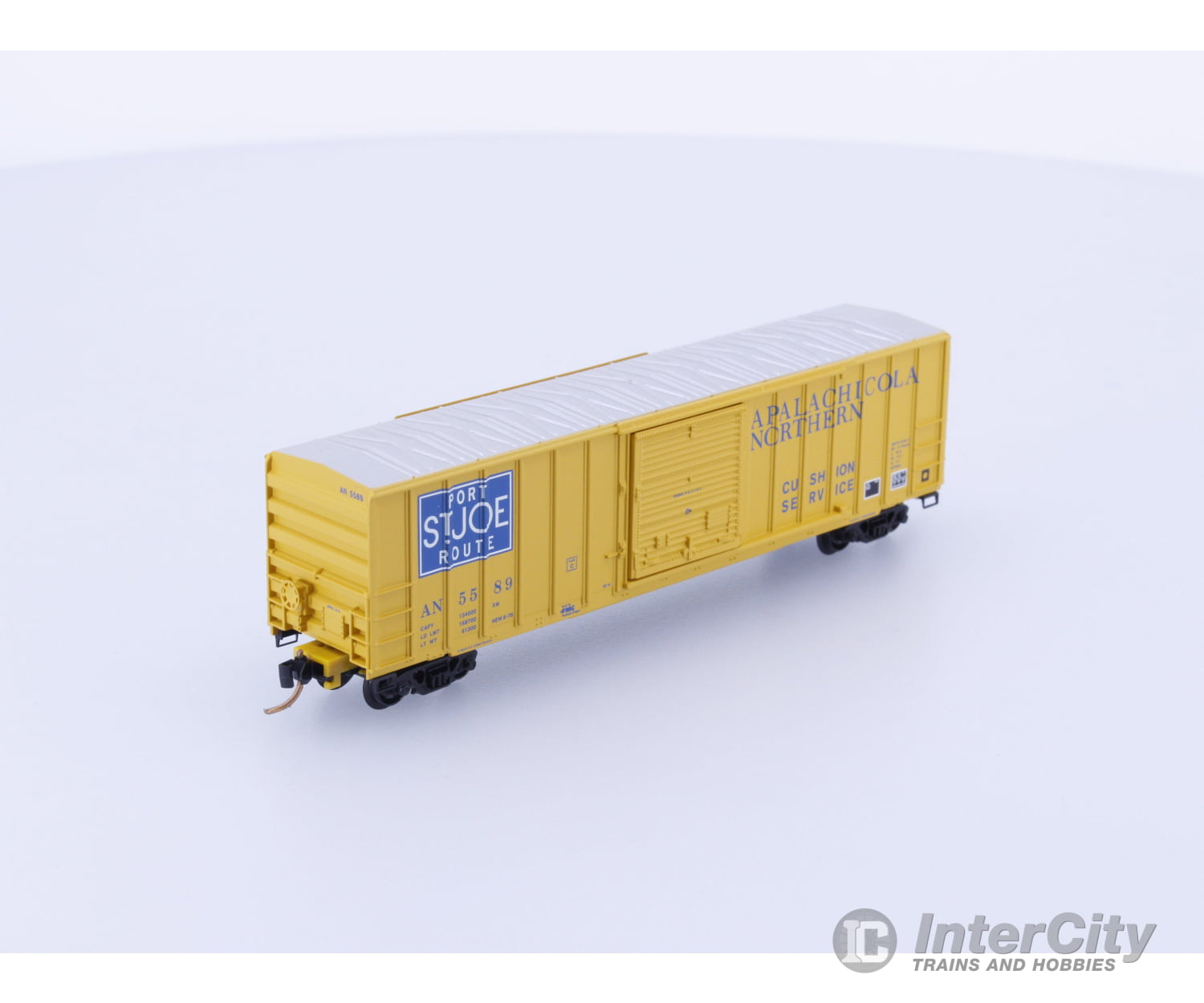 Micro Trains 25580 N Boxcar 50’ Apalachicola Northern Railroad 5589 Freight Cars
