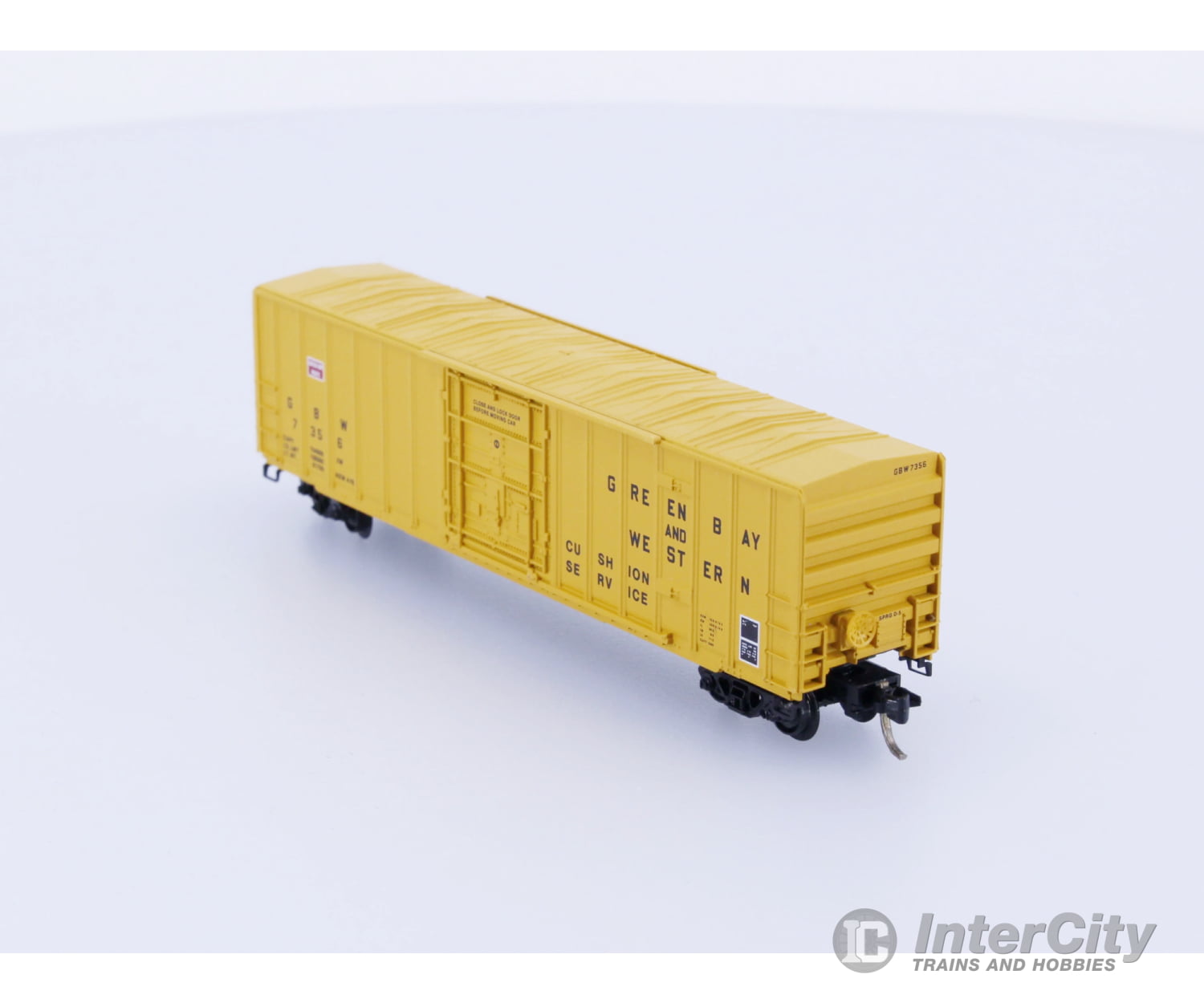 Micro Trains 27080 N Boxcar 50’ Steel Green Bay & Western GBW 7356 Freight Cars