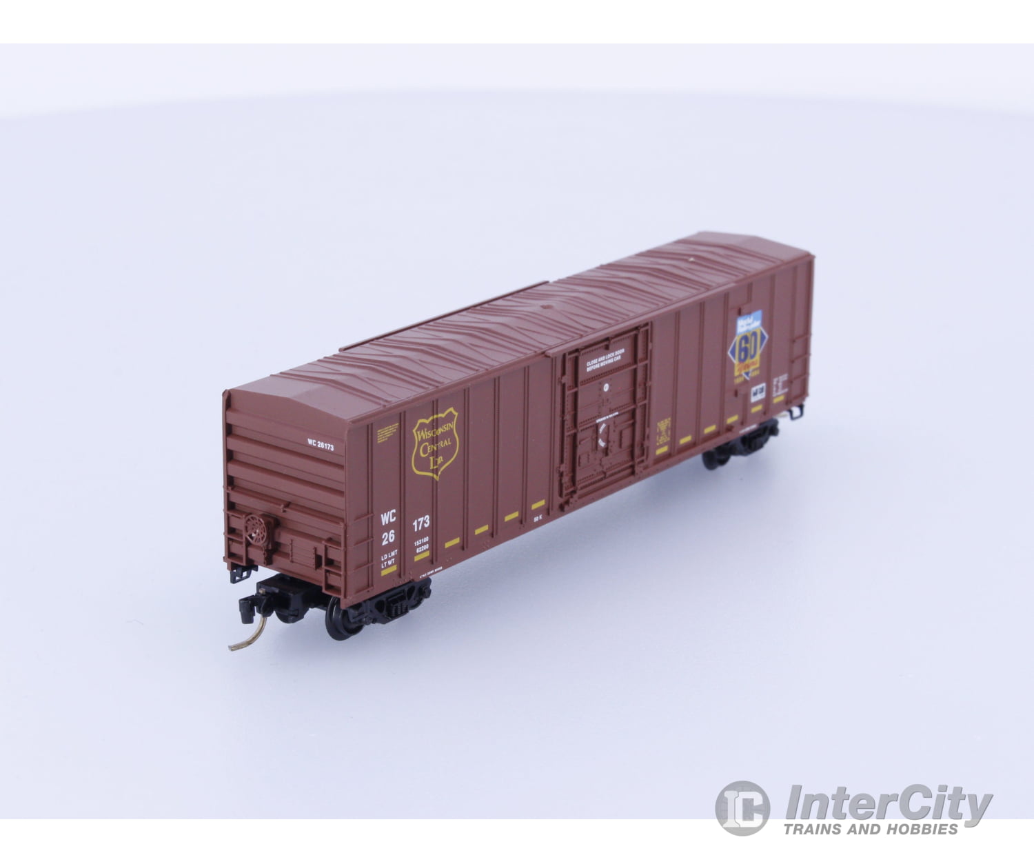 Micro Trains 27210 N Boxcar 50’ Steel Wisconsin Central (WC) 26173 Freight Cars