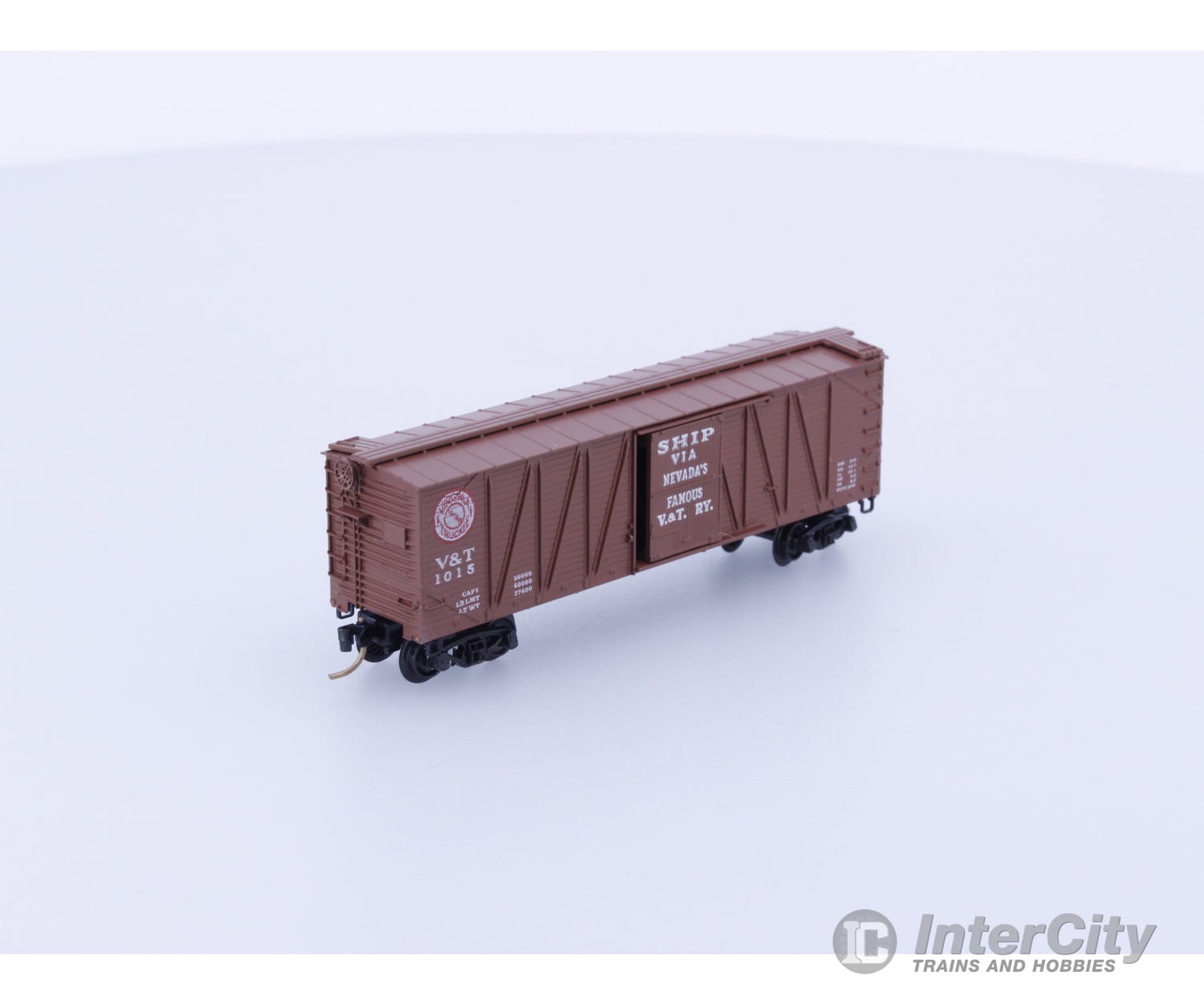 Micro Trains 28010 N Boxcar 40’ Wood Sheathed Outside Braced Virginia & Truckee V&T 1015 Freight Cars
