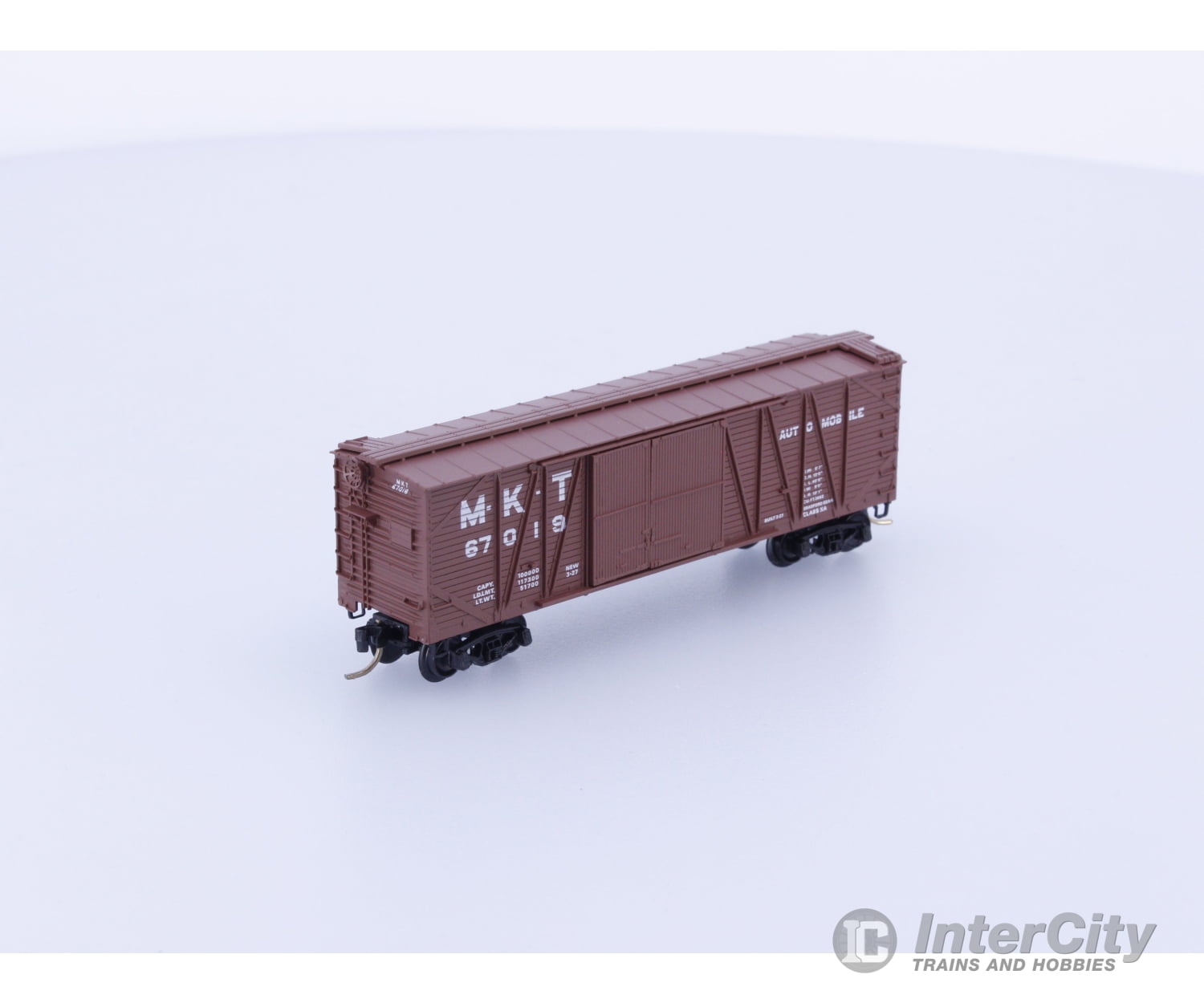 Micro Trains 29040 N 40’ Outside Braced Box Car Missouri Kansas Texas Railroad (MKT) 67019 Freight Cars