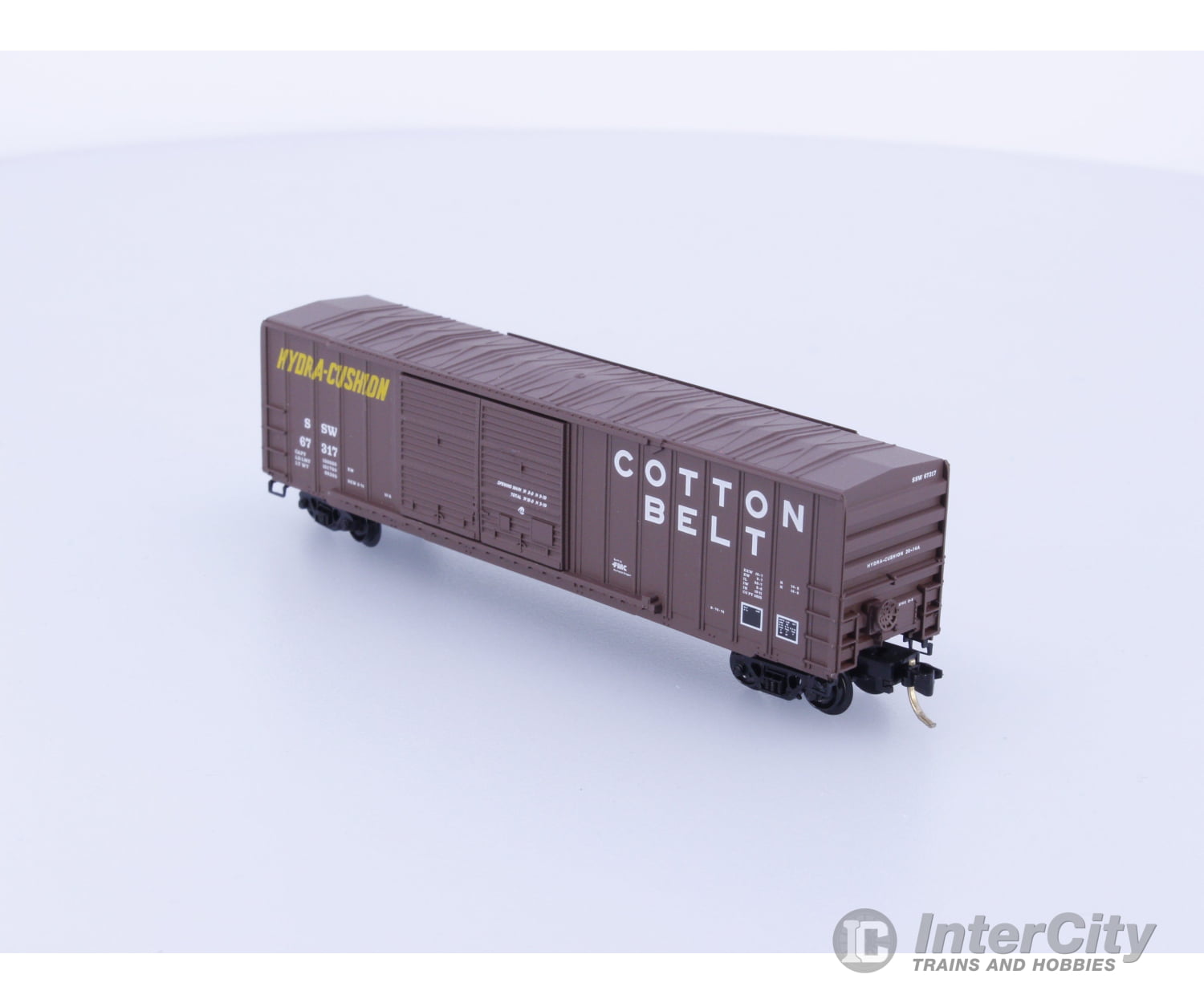 Micro Trains 30060 N 50’ Rib Side Box Car Double Door Cotton Belt 67317 Freight Cars