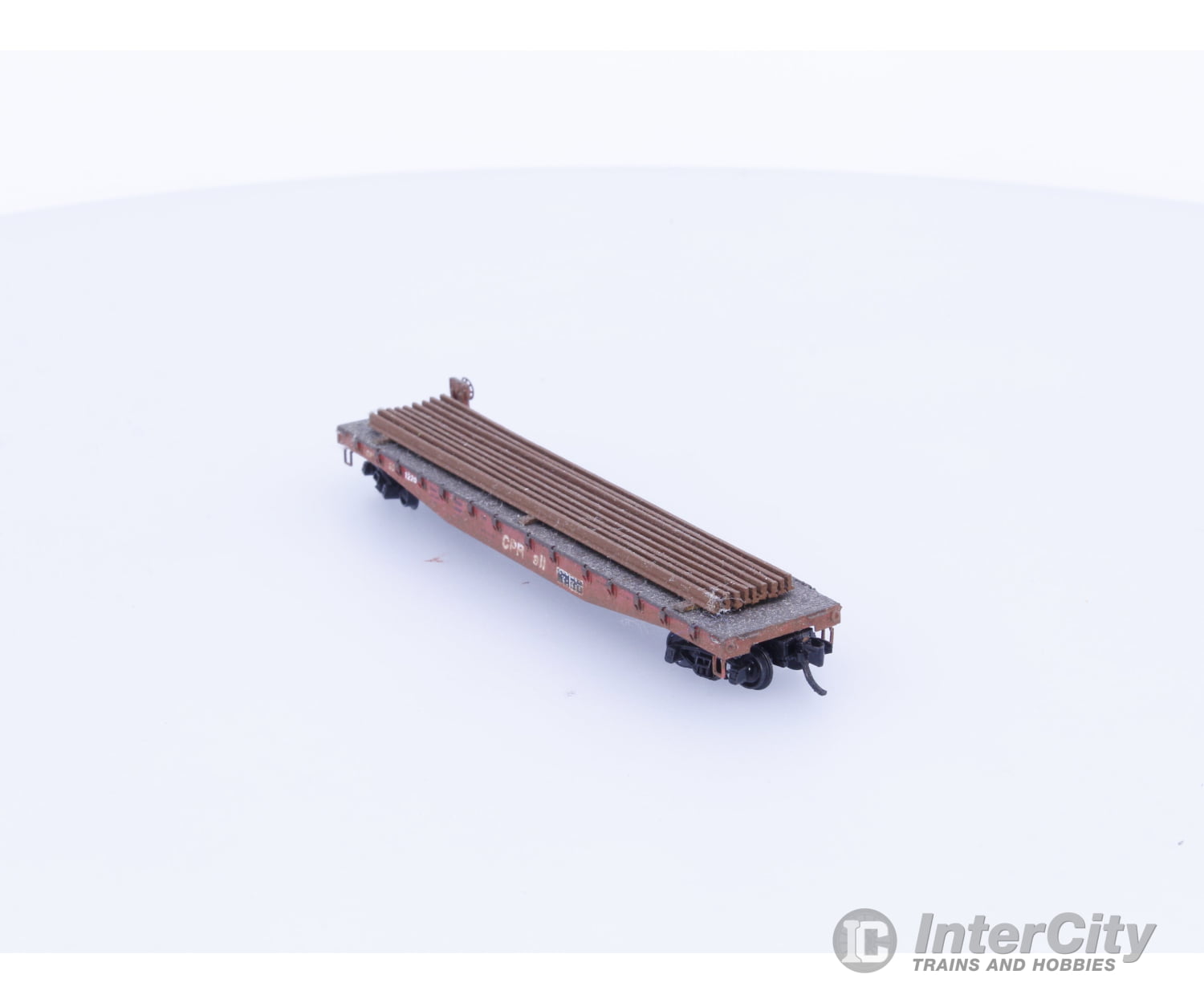 Micro Trains 301220 N 50’ Flatcar with Load Canadian Pacific (CP) 301220 Freight Cars