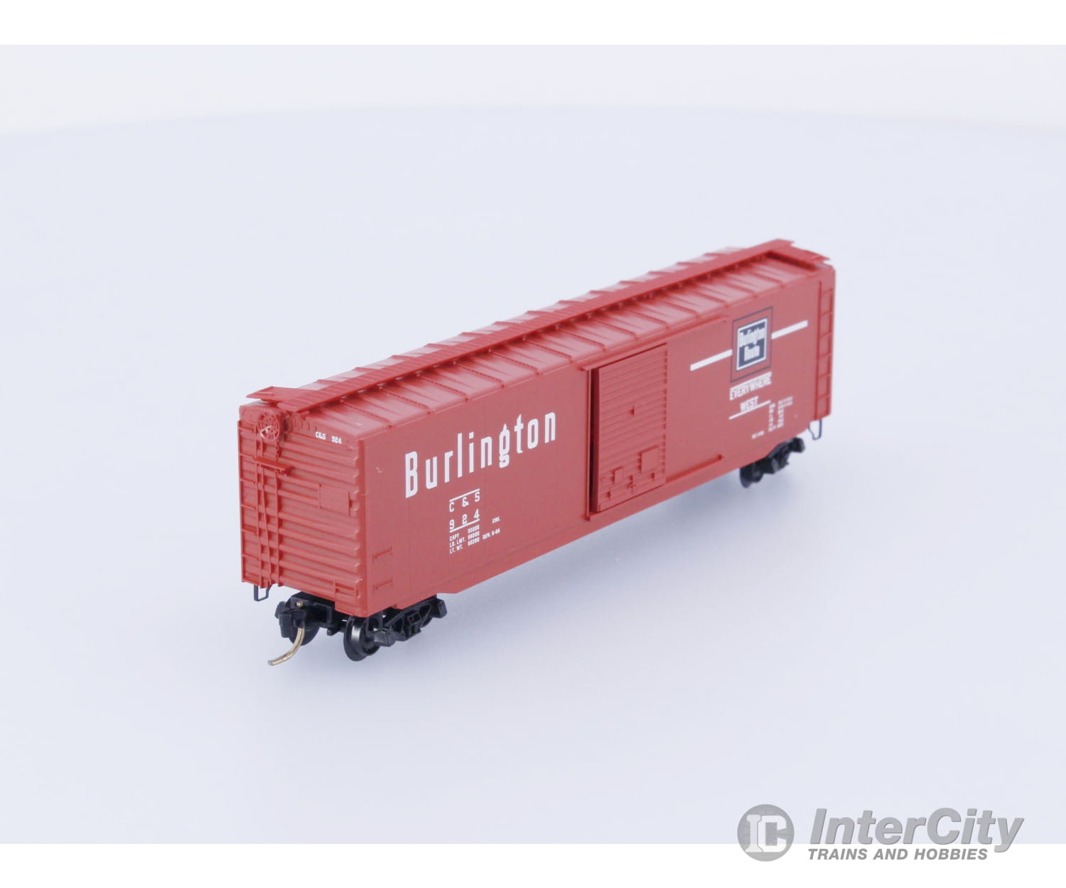 Micro Trains 31260 N Boxcar 50’ PS-1 Burlington Route C&S 924 (#1) Freight Cars