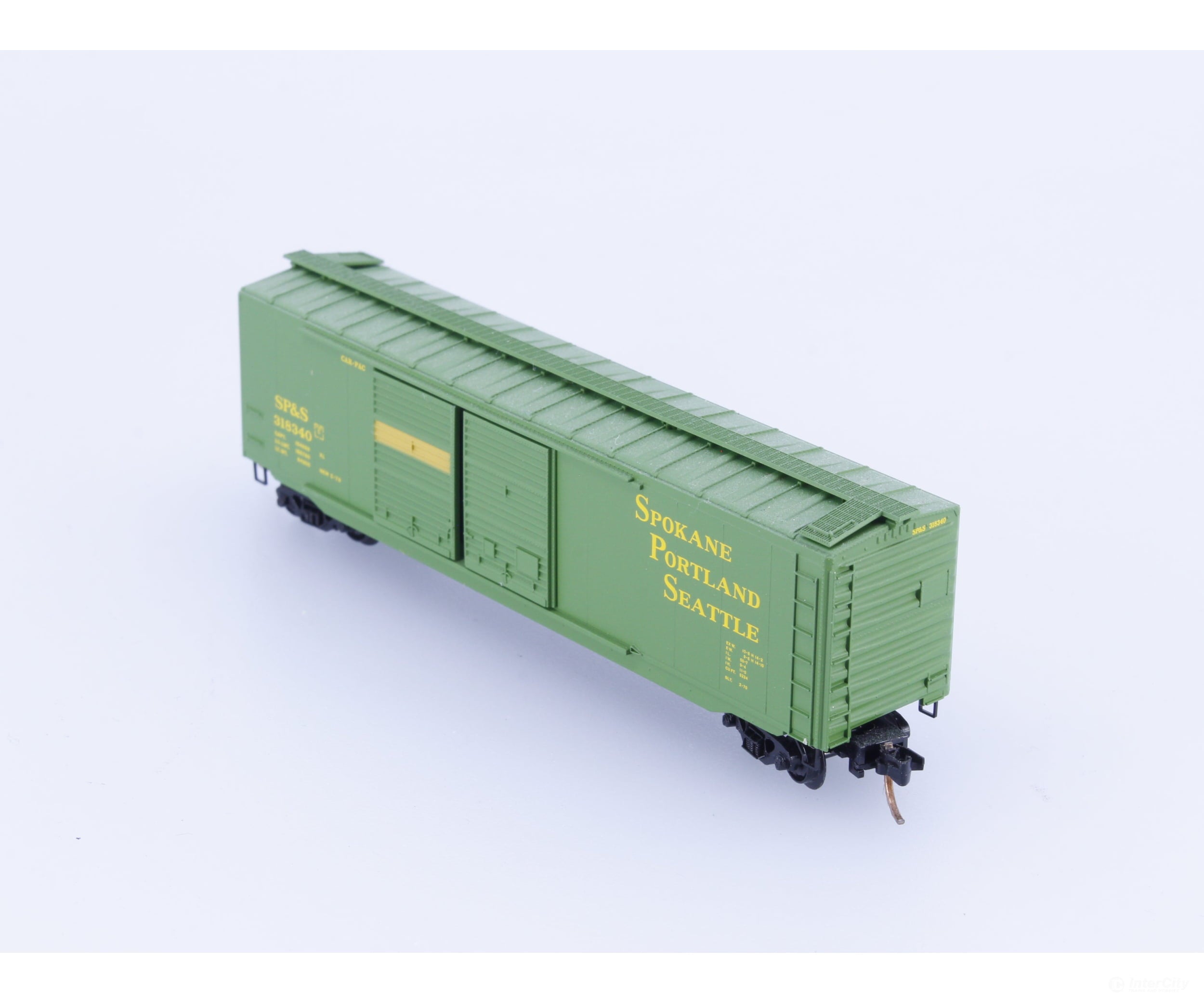 Micro Trains 318340 N 50’ Double Boor Boxcar Spokane Portland and Seattle (SPS) 318340 Freight Cars