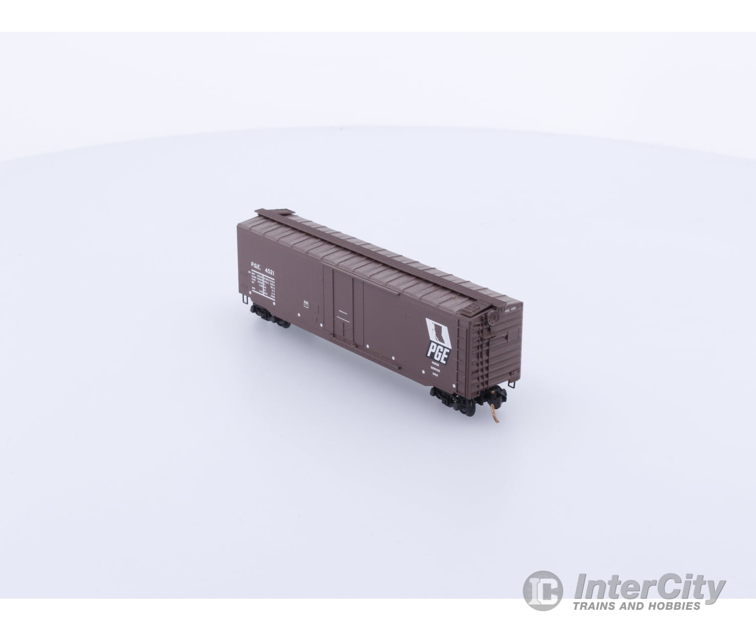 Micro Trains 32260 N Boxcar 50’ Steel Plug Door Pacific Great Eastern (PGE) 4521 (#3) Freight Cars