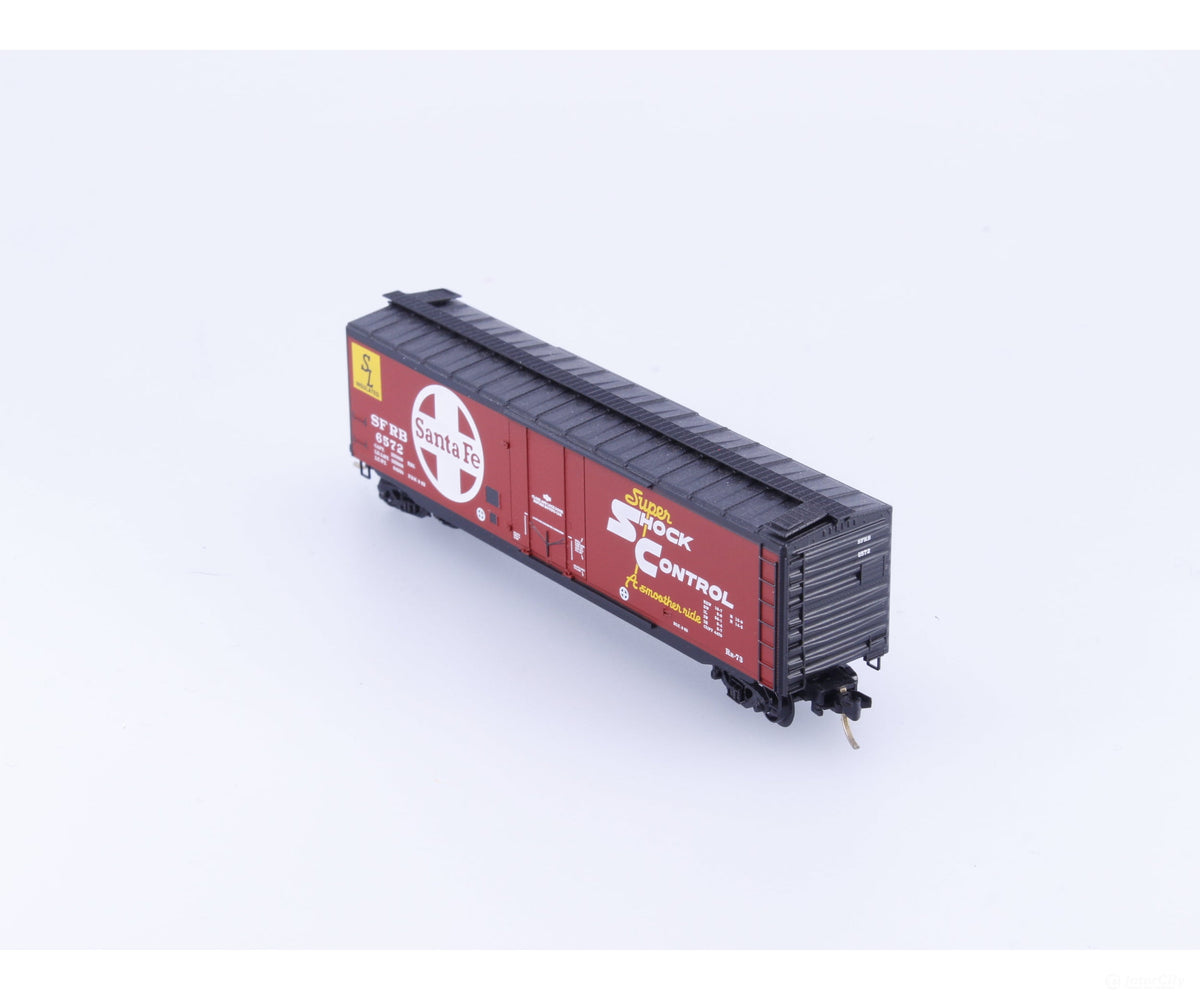 Micro Trains 32350 N Boxcar 50’ Steel Plug Door (SFRB) Santa Fe (SF) 6572 - Freight Cars