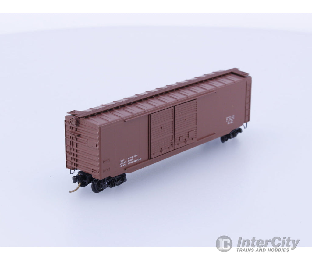 Micro Trains 34000 N Boxcar 50’ Steel Double Door Dimensional Data DATA Freight Cars