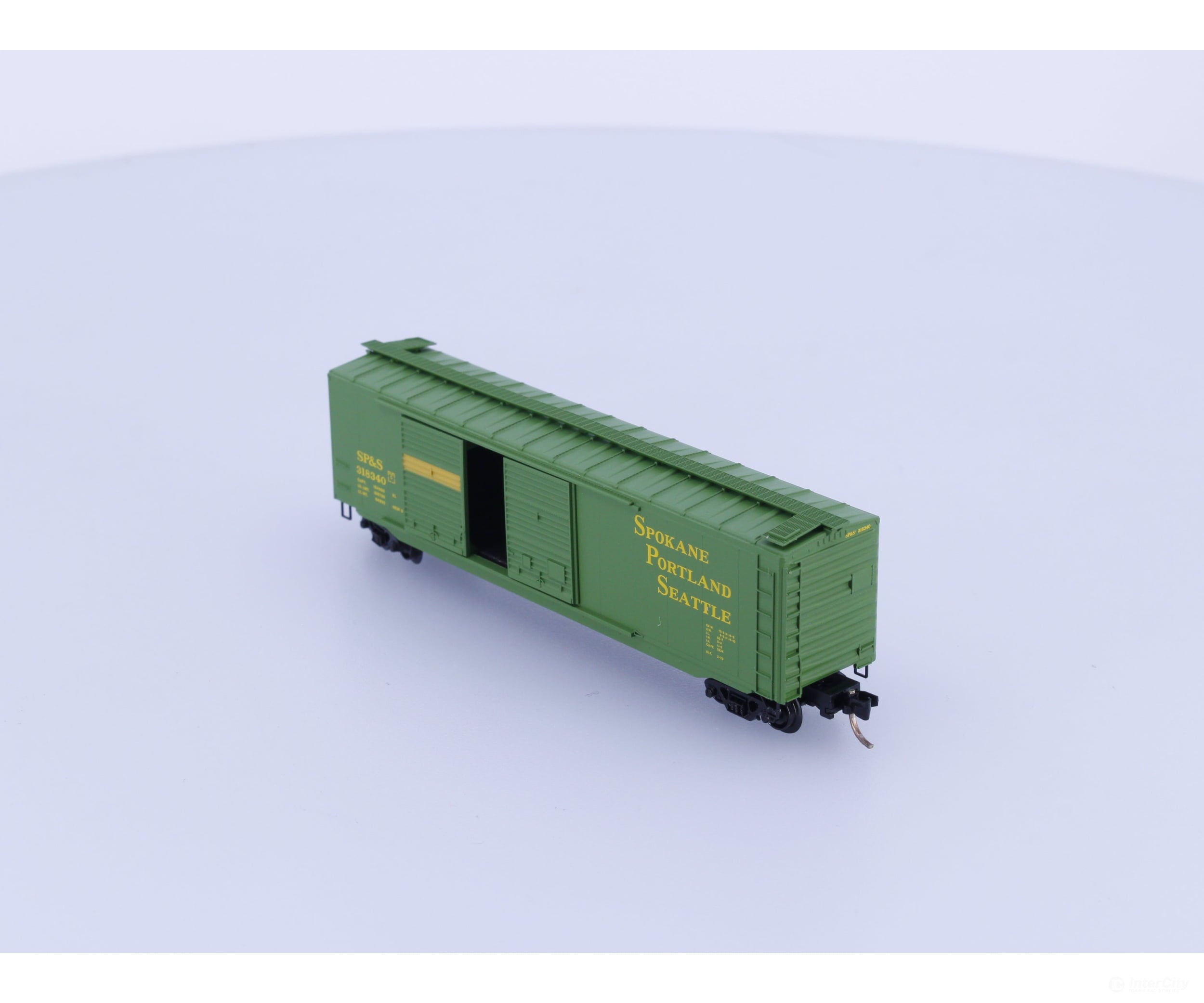 Micro Trains 34040 N Boxcar 50’ Steel Double Door Spokane Portland & Seattle SP&S Spokane Portland and Seattle (SPS)