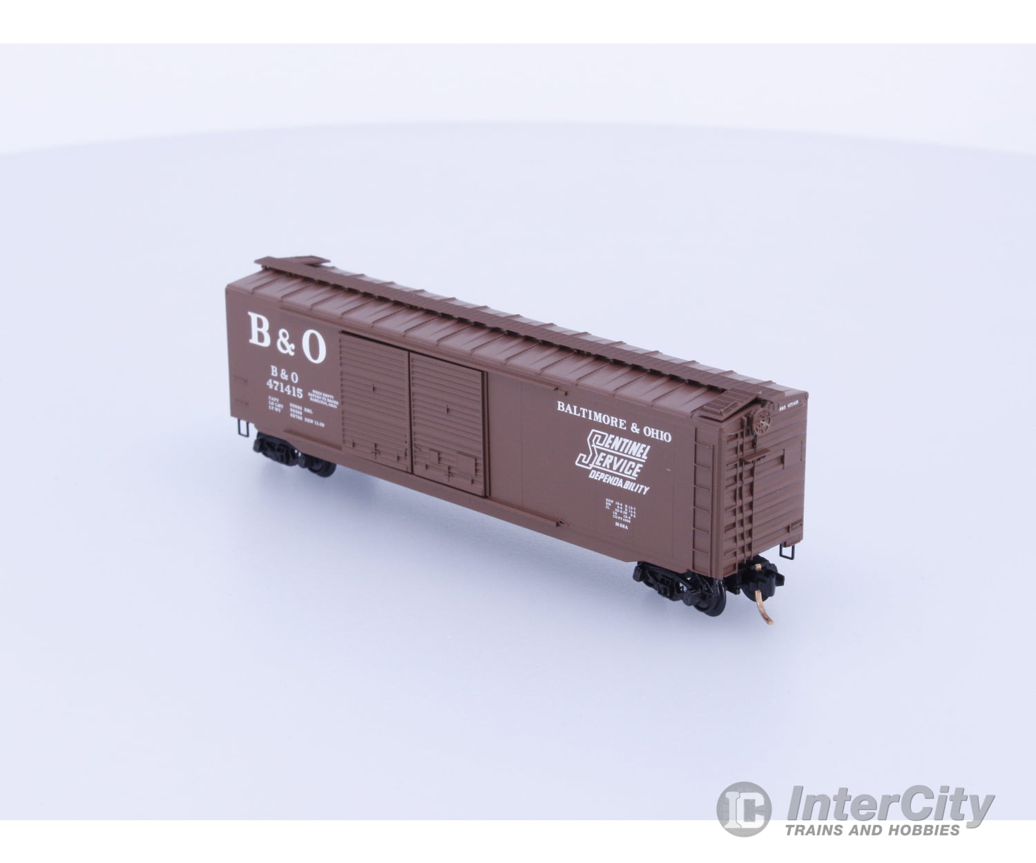Micro Trains 34070 N 50’ Standard Box Car Double Doors Baltimore and Ohio (BO) 471415 Freight Cars
