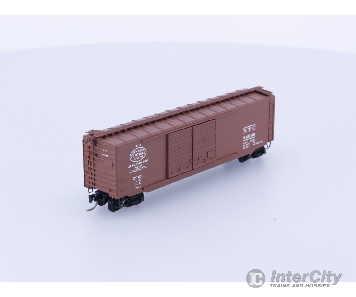 Micro Trains 34150 N 50’ Standard Box Car Double Doors Freight Cars
