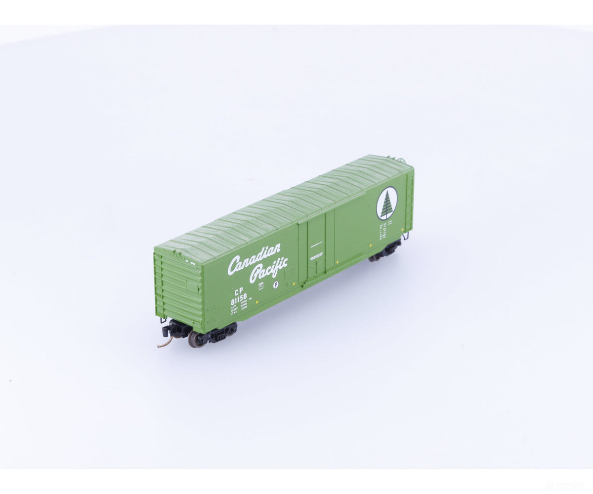 Micro Trains 38220 N 50’ Plug Door Boxcar Canadian Pacific (CP) 81158 - Freight Cars