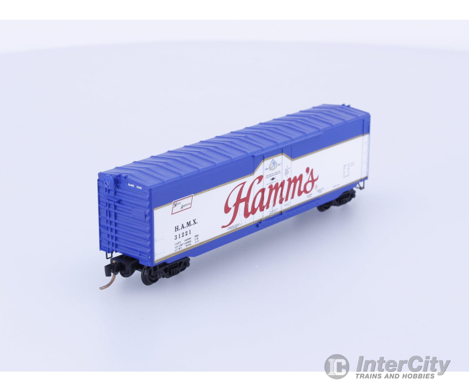 Micro Trains 38230 N Boxcar 50’ Steel Plug Door Hamm Brewing HAMX 31221 Freight Cars