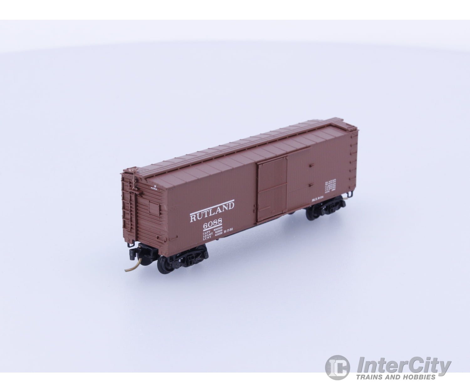 Micro Trains 39130 N Boxcar 40’ Double Wood Sheathed Rutland RUT Rutland Line (RL) 6088 Freight Cars