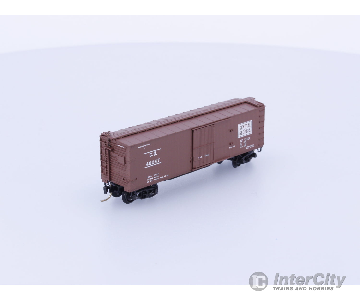 Micro Trains 39150 N 40’ Double-Sheathed Wood Boxcar Single Door Central Of Georgia 40247 Freight Cars