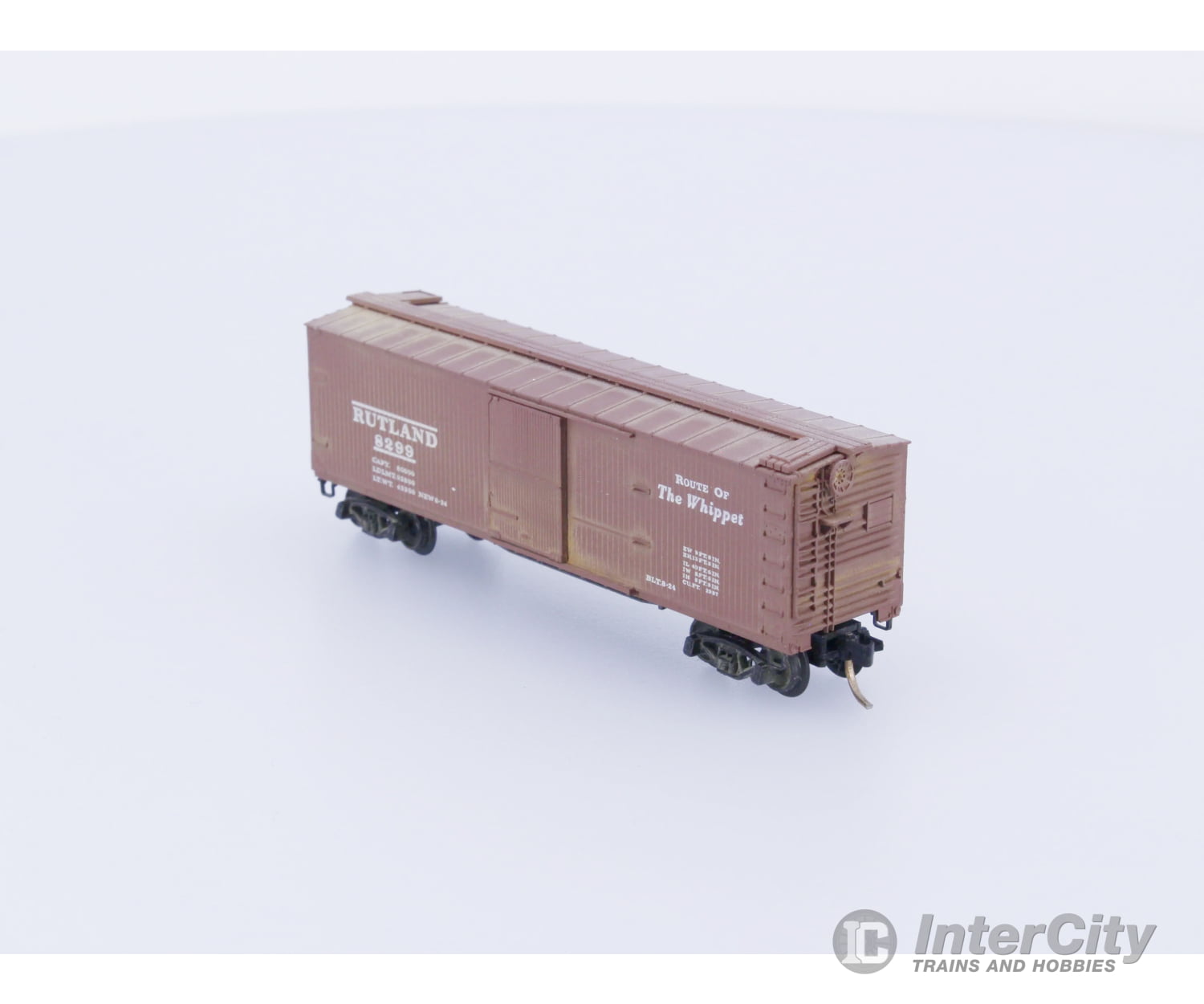 Micro Trains 42560 N Boxcar 40’ Double Wood Sheathed Rutland 8299 Freight Cars