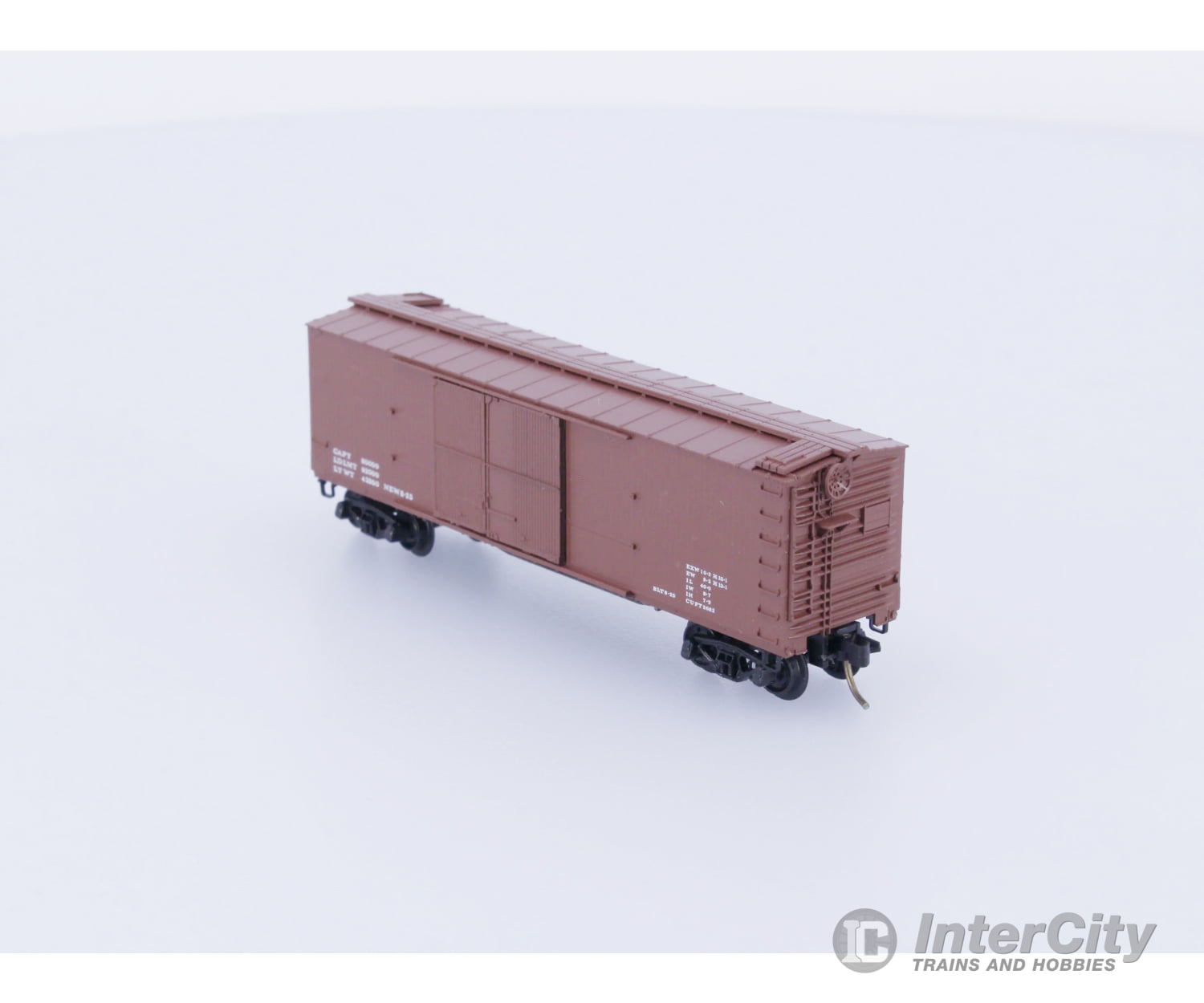 Micro Trains 43000 N Boxcar 40’ Double Wood Sheathed Dimensional Data Undecorated Freight Cars