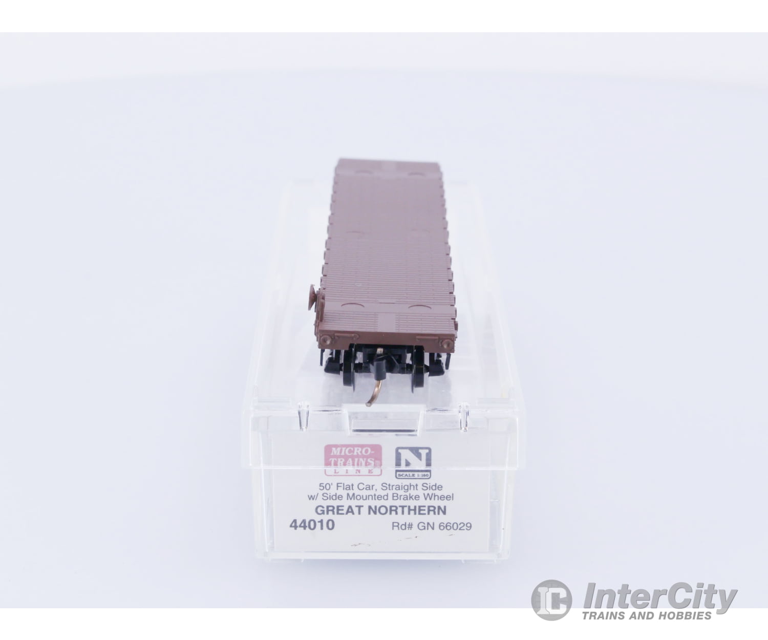 Micro Trains 44010 N Flatcar 50’ Great Northern (GN) 66029 Freight Cars