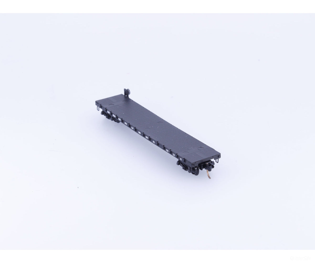 Micro Trains 44040 N 50’ Flat car Fishbelly Side w/Side Mount Brake Wheel #1 Canadian Pacific (CP) 300057 - Freight Cars