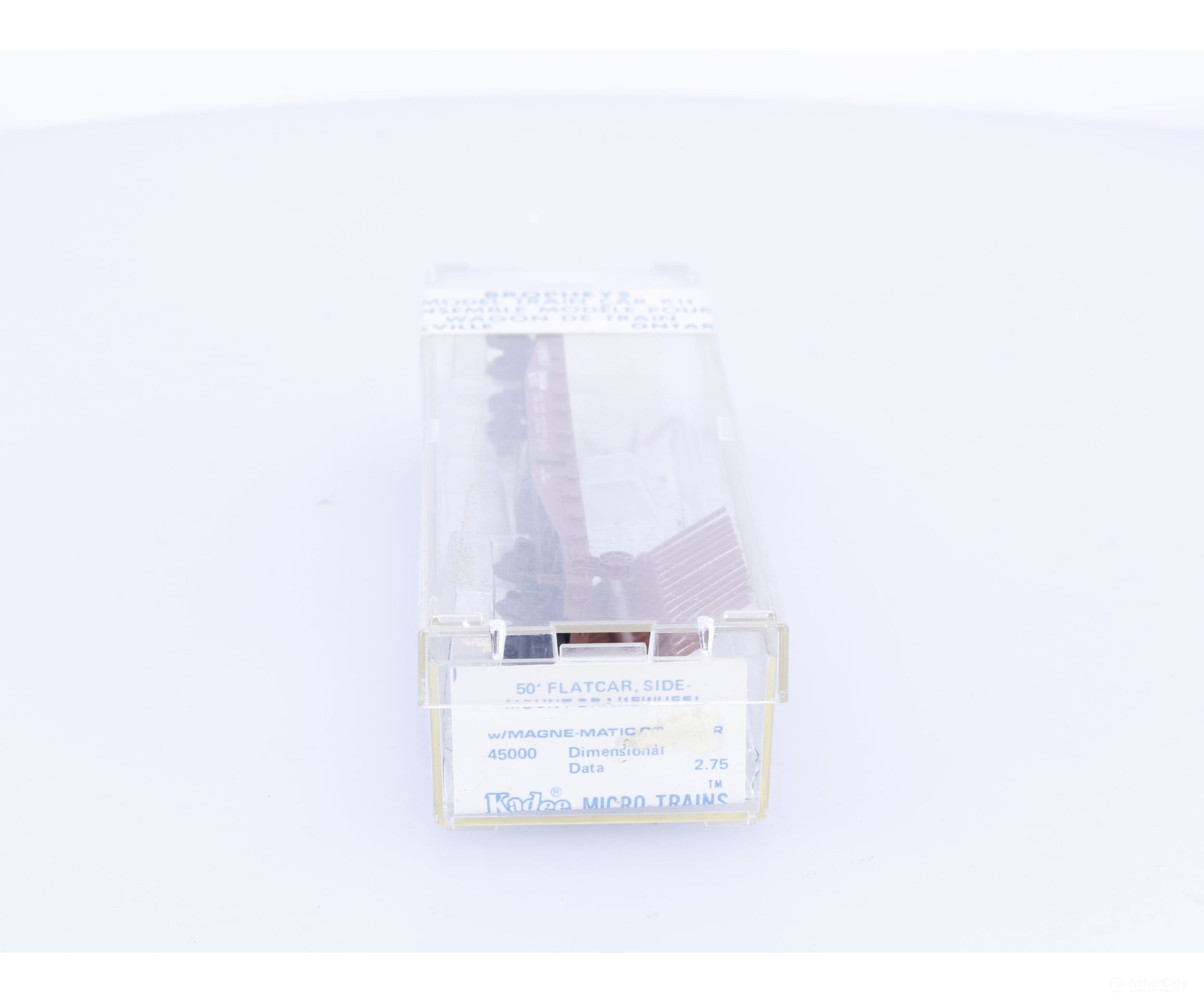 Micro Trains 45000 N 50’ Flatcar with Stakes Canadian Pacific (CP) 305523 Freight Cars