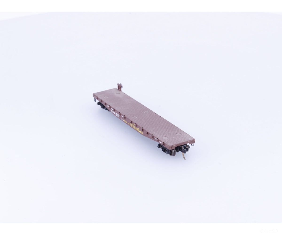 Micro Trains 45050 N 50’ Fishbelly Side Flatcar #2 Union Pacific (UP) 57000 - Freight Cars