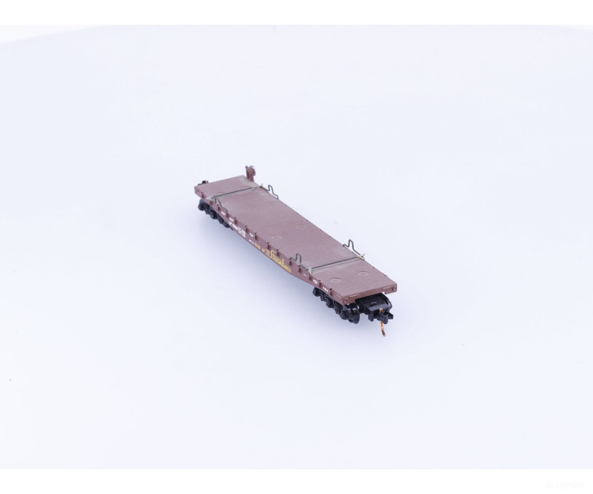 Micro Trains 45050 N 50’ Fishbelly Side Flatcar #4 Union Pacific (UP) 57000 - Freight Cars