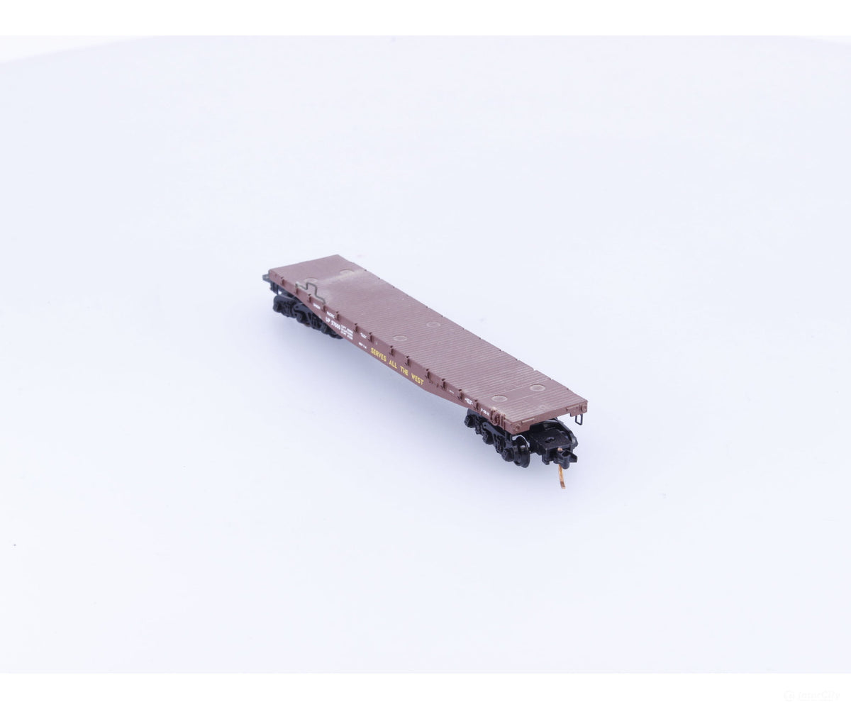 Micro Trains 45050 N 50’ Fishbelly Side Flatcar #5 Union Pacific (UP) 57000 - Freight Cars