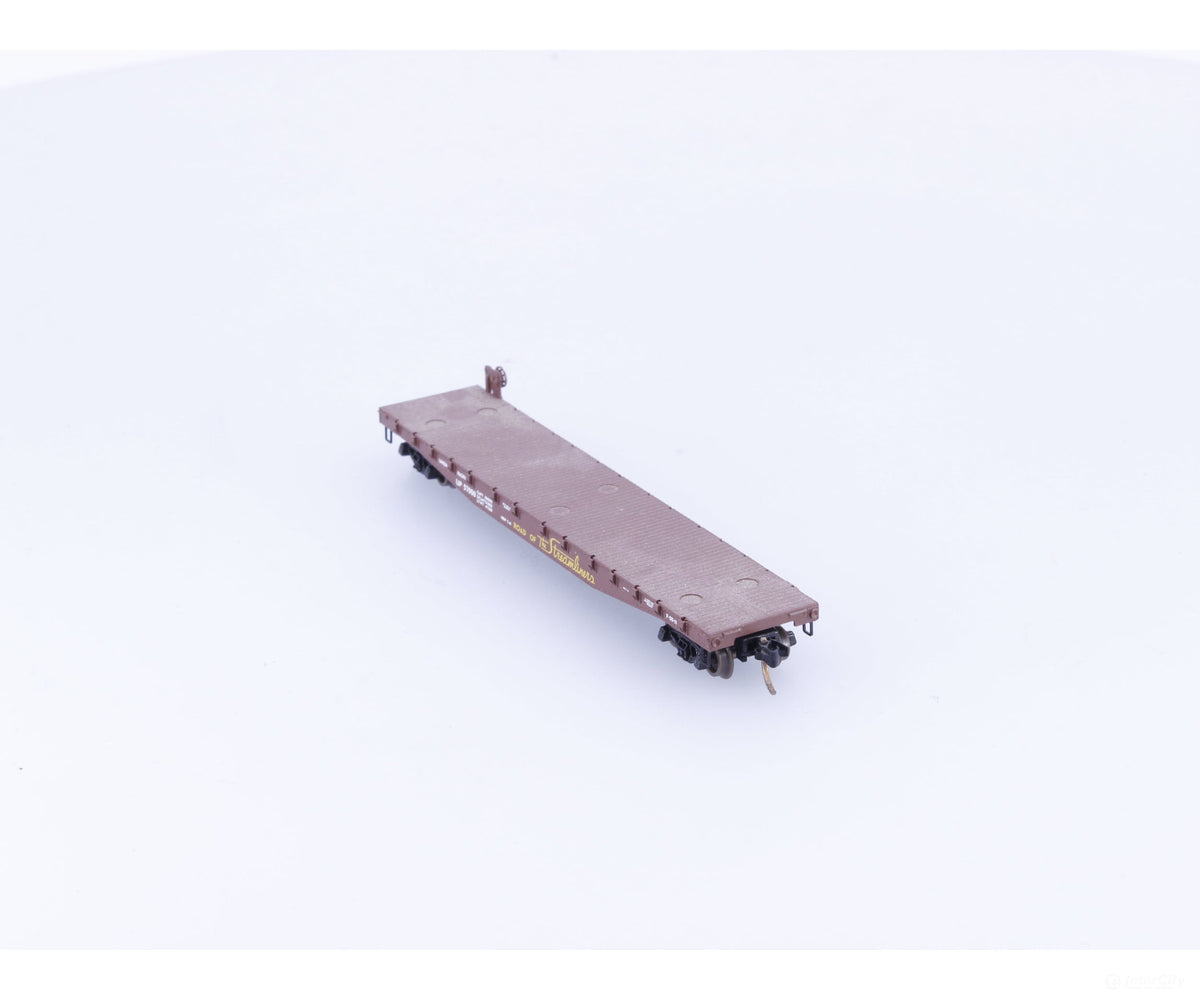Micro Trains 45050 N 50’ Fishbelly Side Flatcar Union Pacific (UP) 57000 - Freight Cars