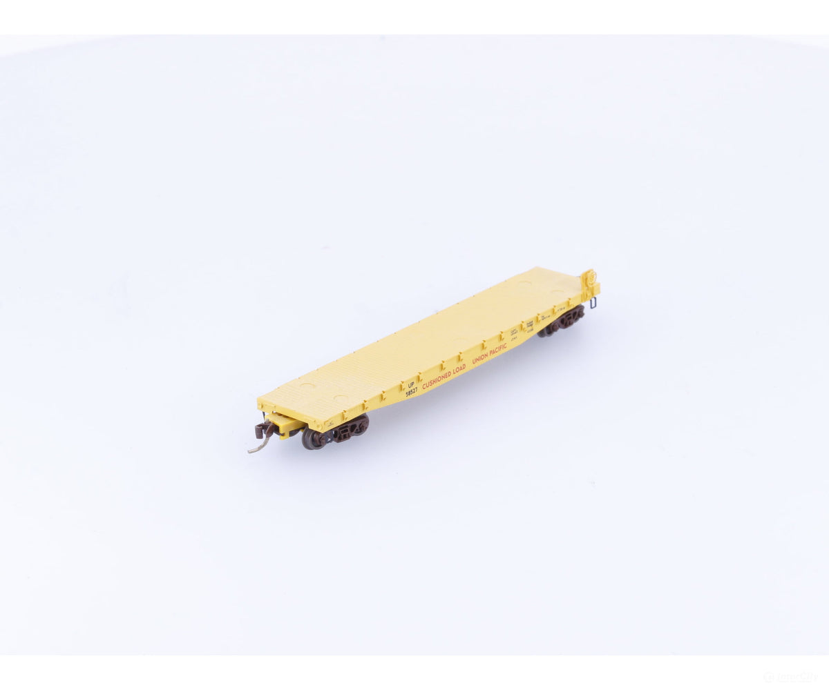 Micro Trains 45070 N 50’ Fishbelly Side Flatcar #2 Union Pacific (UP) 58527 - Freight Cars