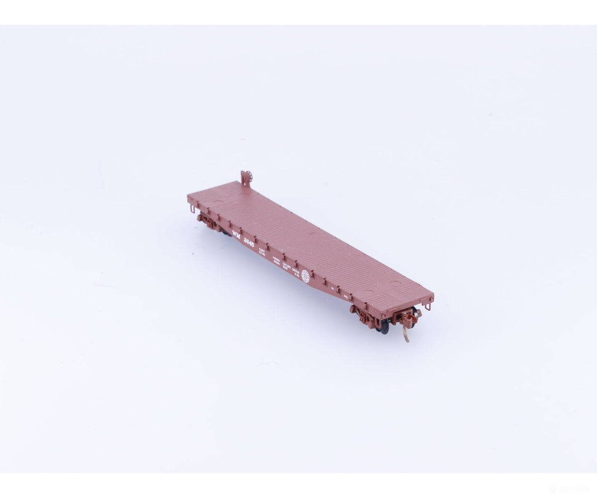 Micro Trains 45160 N 50’ Flat car Fishbelly Side Western Maryland (WM) #1 2645 - Freight Cars