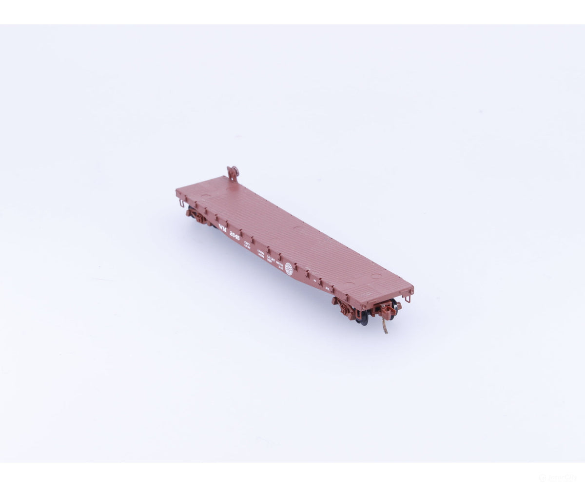 Micro Trains 45160 N 50’ Flat Car Fishbelly Side Western Maryland (WM) #2 2645 - Freight Cars