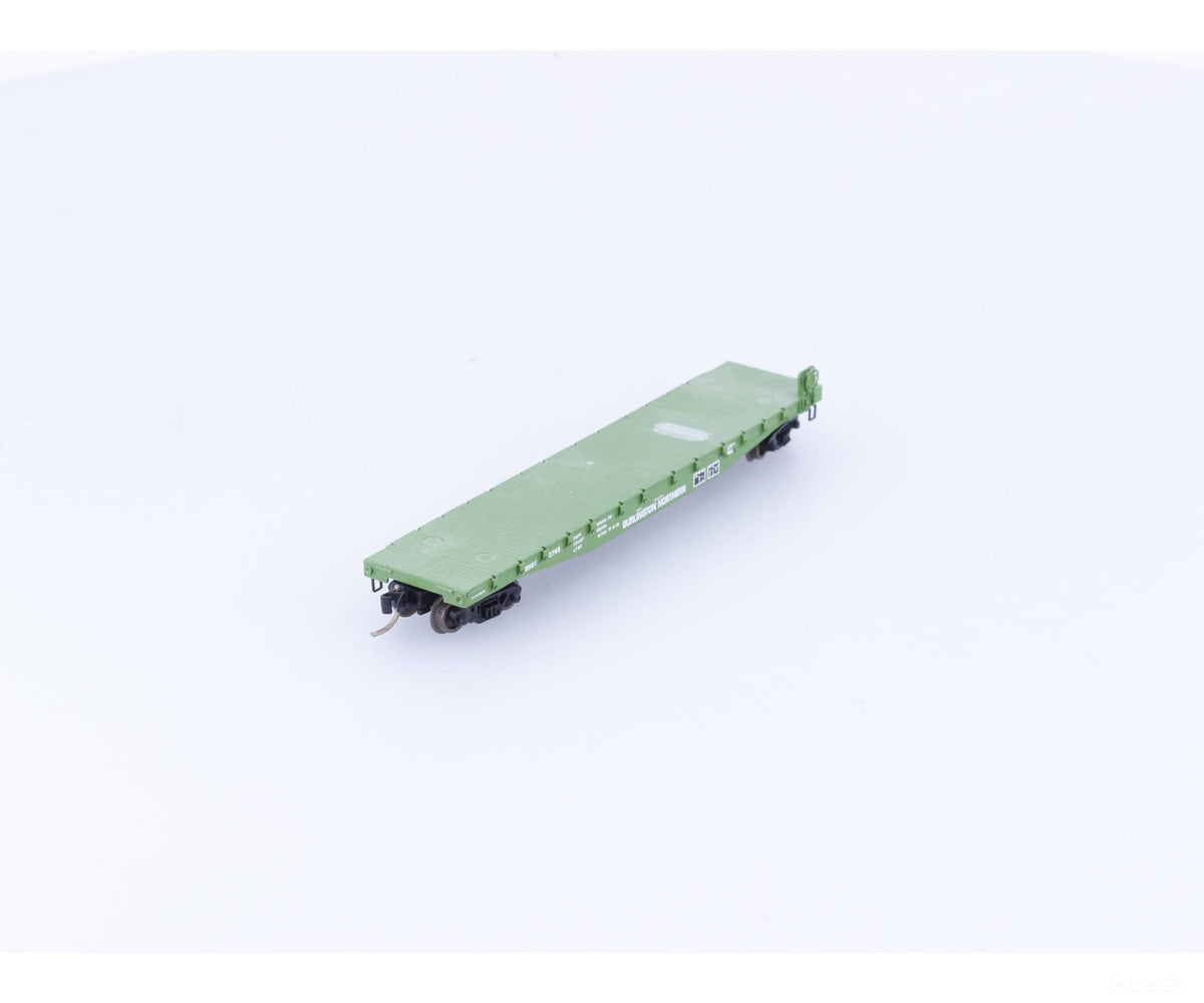 Micro Trains 45200 N 50’ Fishbelly Side Flatcar Burlington Northern (BN) 612765 (#1) - Freight Cars