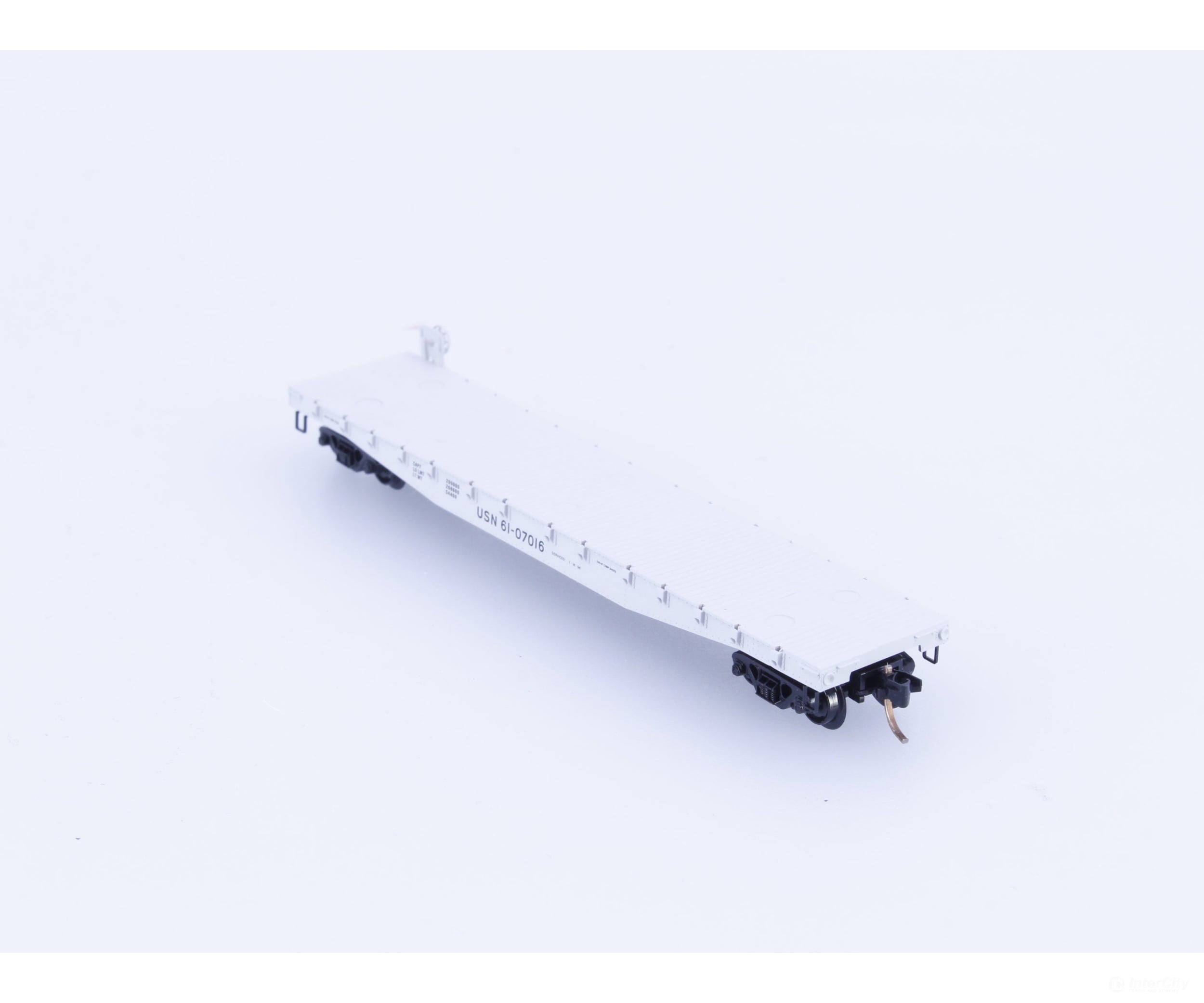Micro Trains 45220 N 50’ Fishbelly Side with Side Mounted Brake Wheel United States Navy (USN) 61-07016 Freight Cars