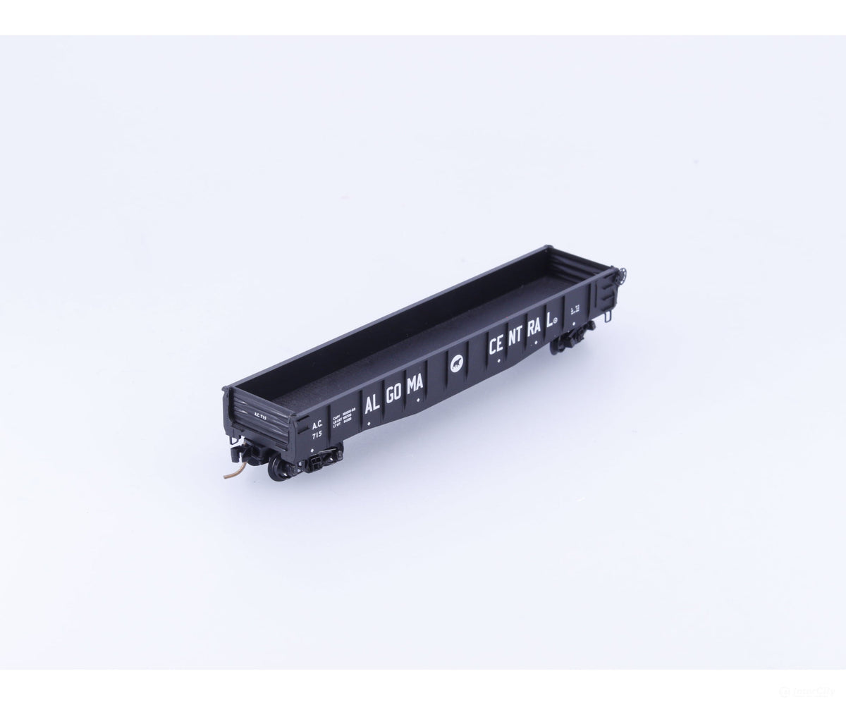 Micro Trains 46250 N 50’ Fishbelly Side Gondola w/ Drop Ends Algoma Central (AC) 715 - Freight Cars