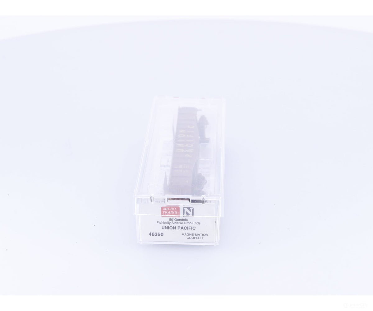 Micro Trains 46350 N 50’ Fishbelly Side Gondola w/ Drop Ends #1 Union Pacific (UP) 30294 - Freight Cars