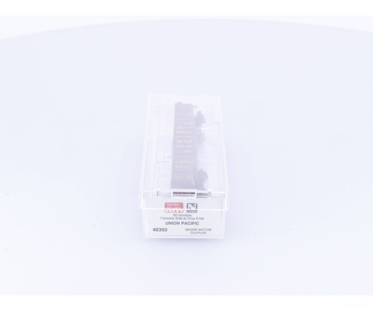 Micro Trains 46350 N 50’ Fishbelly Side Gondola w/ Drop Ends #2 Union Pacific (UP) 30294 - Freight Cars