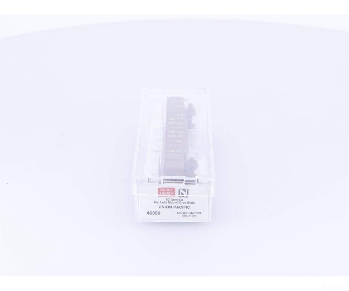 Micro Trains 46350 N 50’ Fishbelly Side Gondola w/ Drop Ends #7 Union Pacific (UP) 30294 - Freight Cars