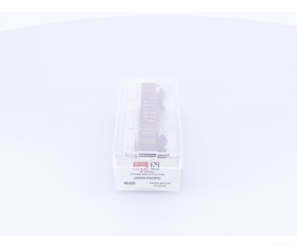 Micro Trains 46350 N 50’ Fishbelly Side Gondola w/ Drop Ends #8 Union Pacific (UP) 30294 - Freight Cars