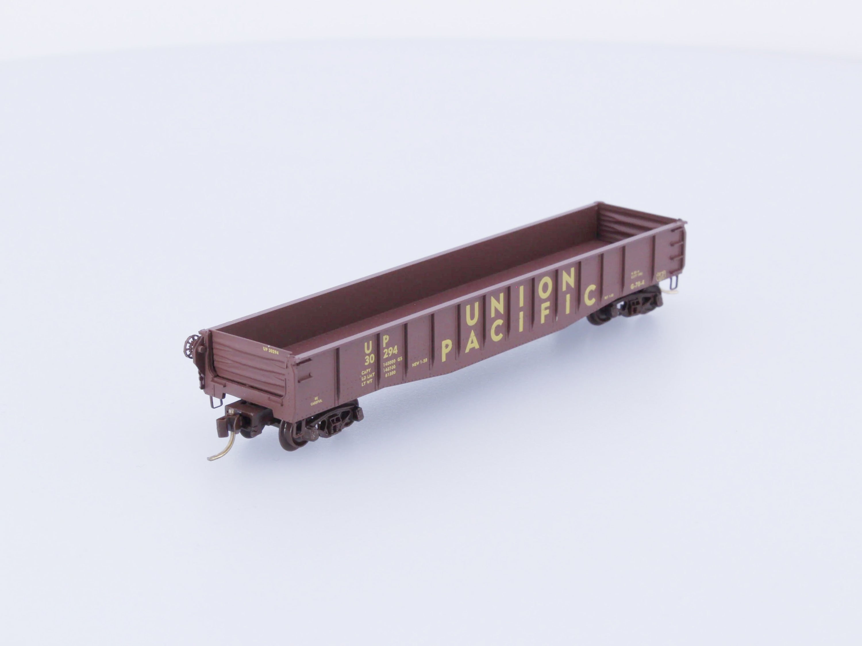 Micro Trains 46350 N Gondola 50’ Steel Union Pacific (UP) 30294 Freight Cars