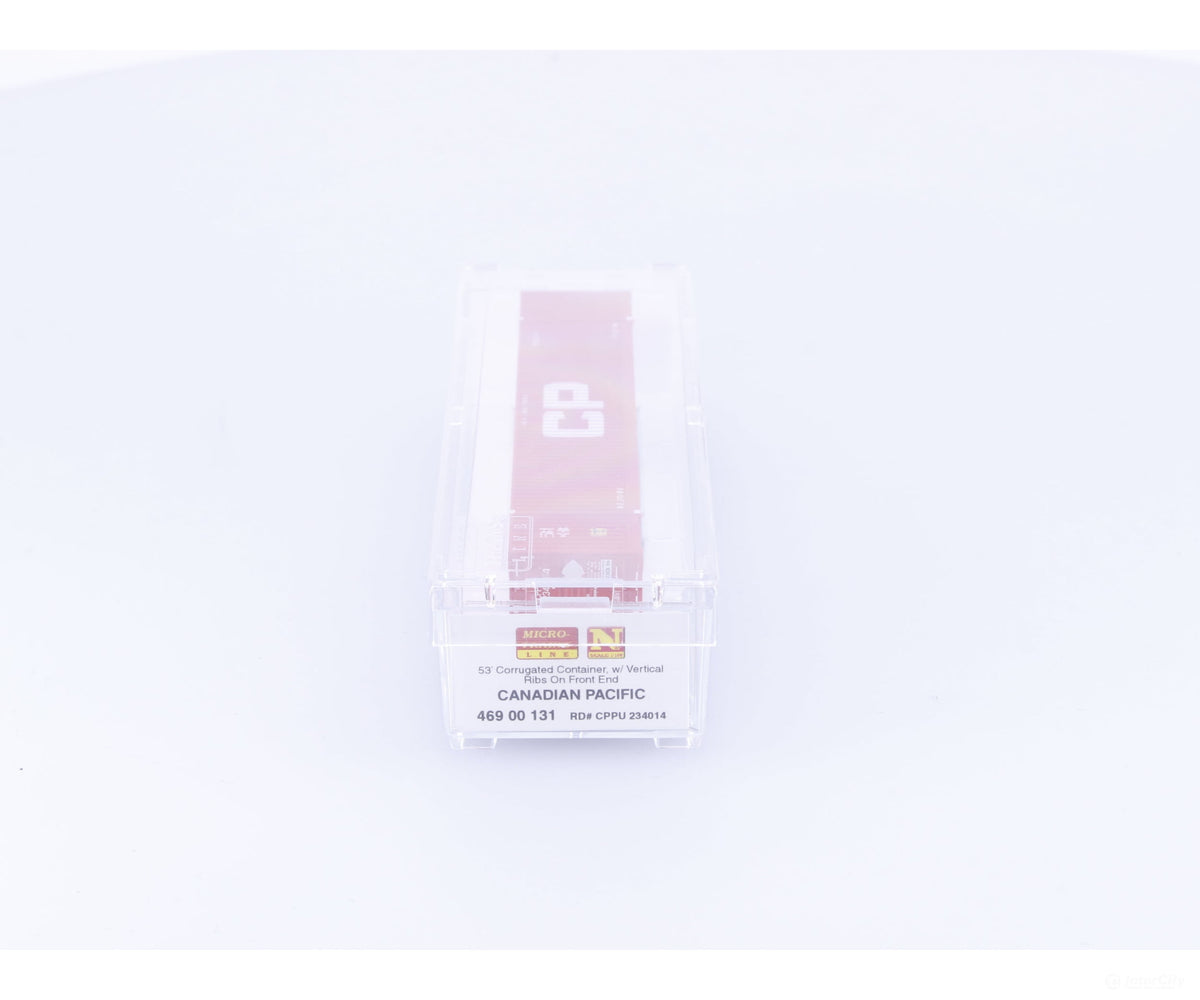 Micro Trains 46900131 N 53’ Corrugated Container (CPPU) Canadian Pacific (CP) 234014 - Freight Cars