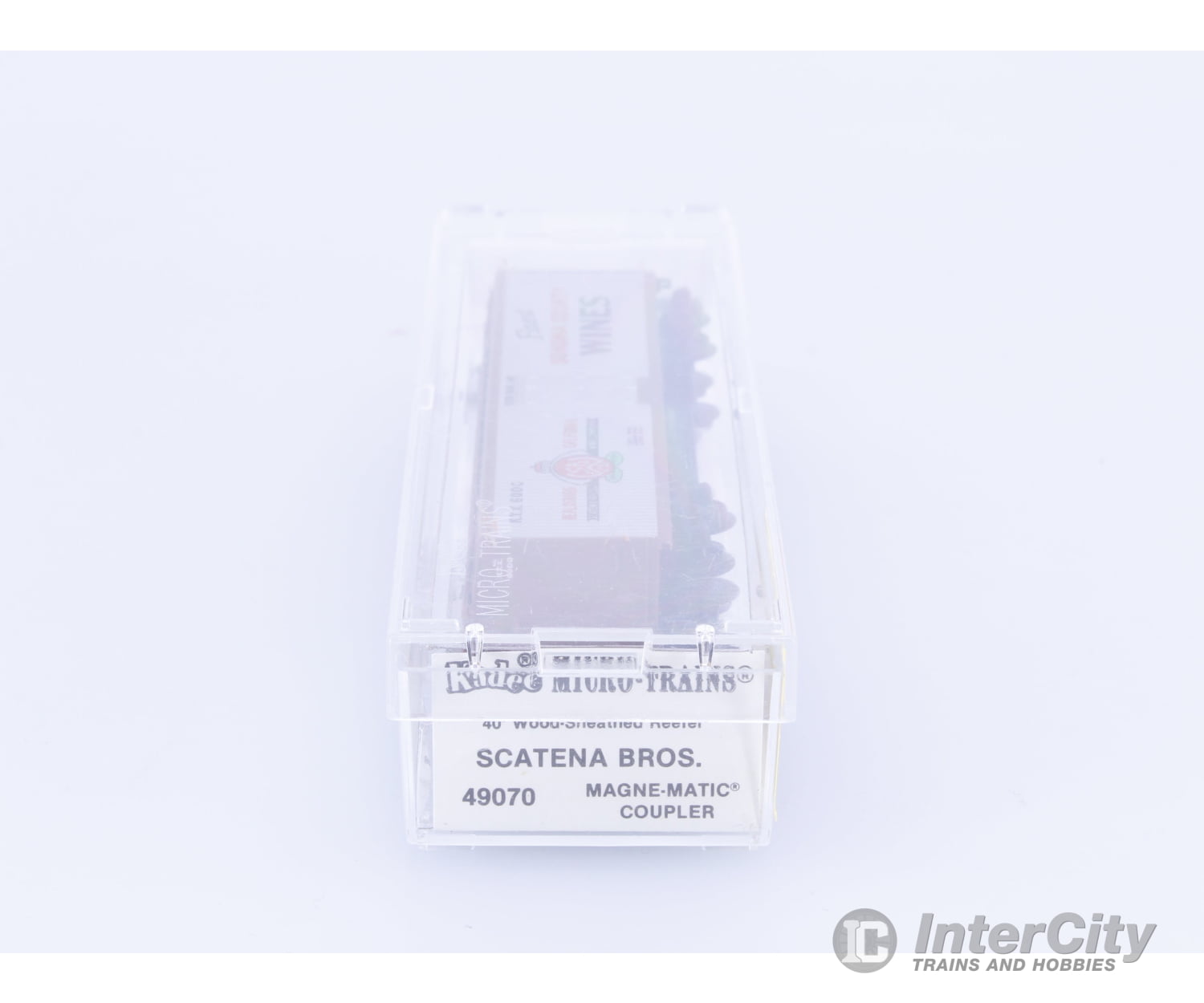 Micro Trains 49070 N 40’ Wood Ice Reefer Scatena Brothers Wine (KTX) 6000 Freight Cars