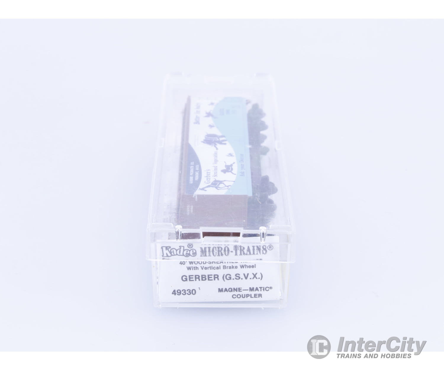 Micro Trains 49330 N 40’ Wood Sheathed Ice Reefer Gerber Products (GSVX) 1002 Freight Cars