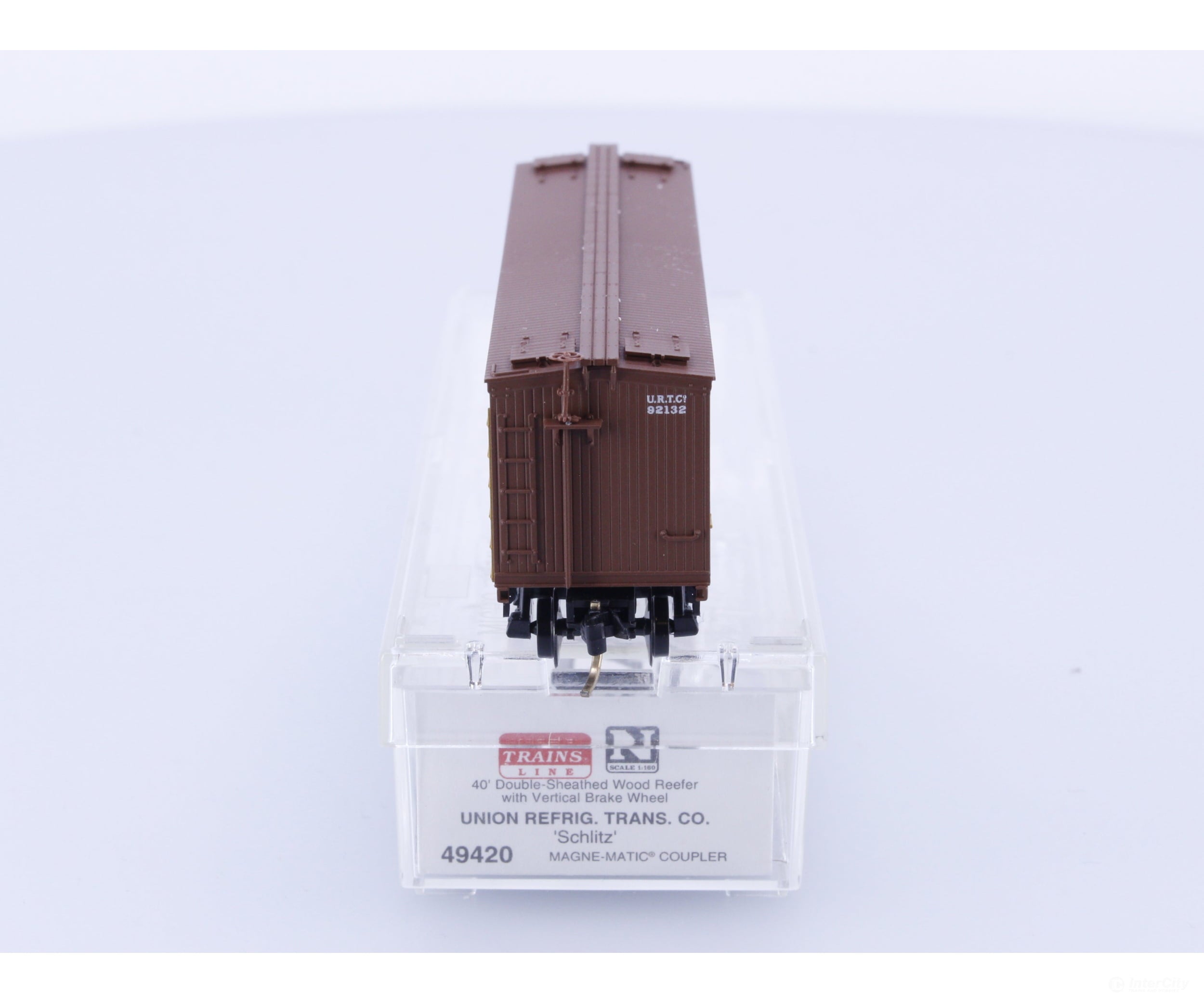 Micro Trains 49420 N Reefer Ice 40’ Wood Schlitz URTC 92132 Freight Cars