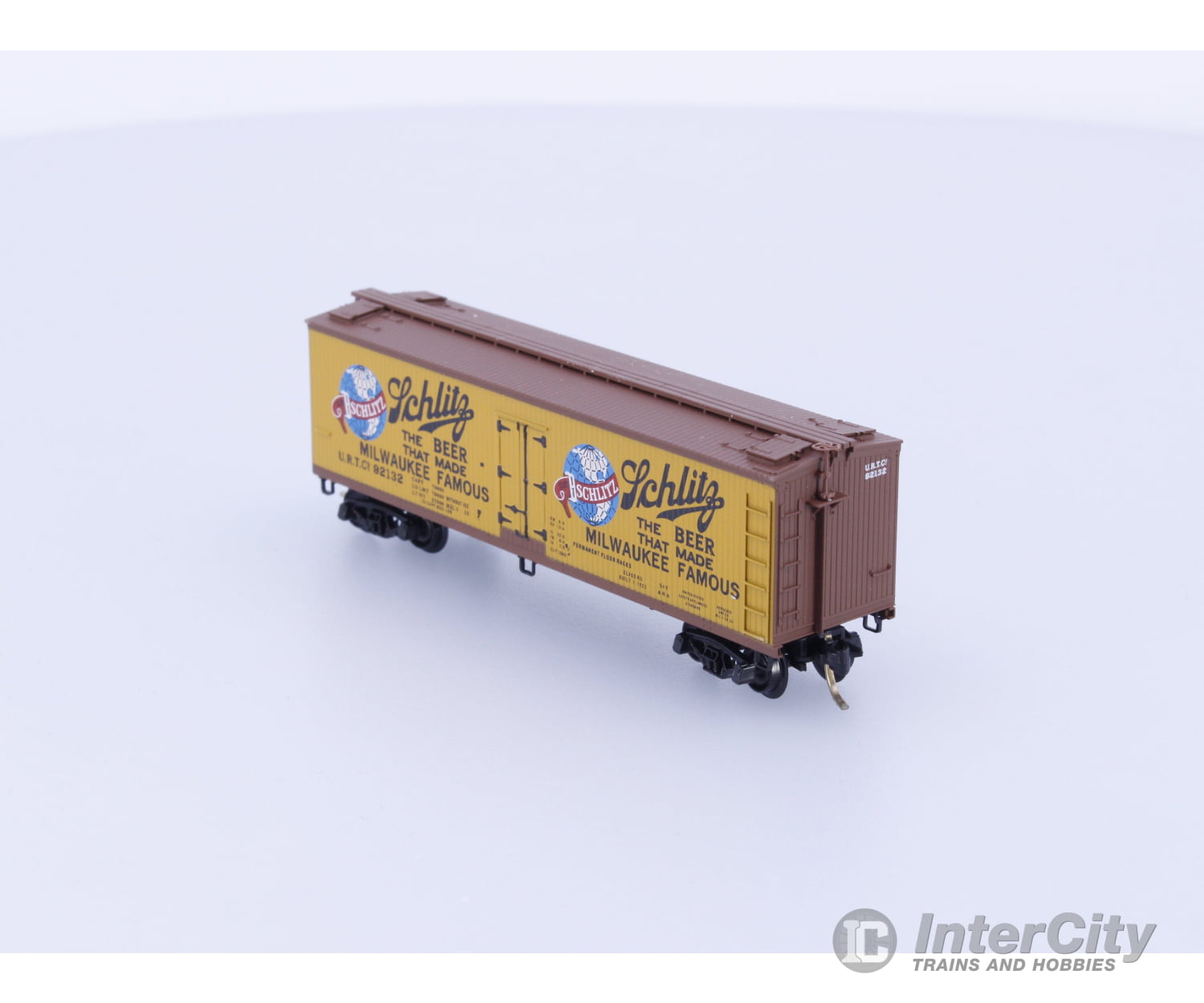 Micro Trains 49420 N Reefer Ice 40’ Wood Schlitz URTC 92132 Freight Cars