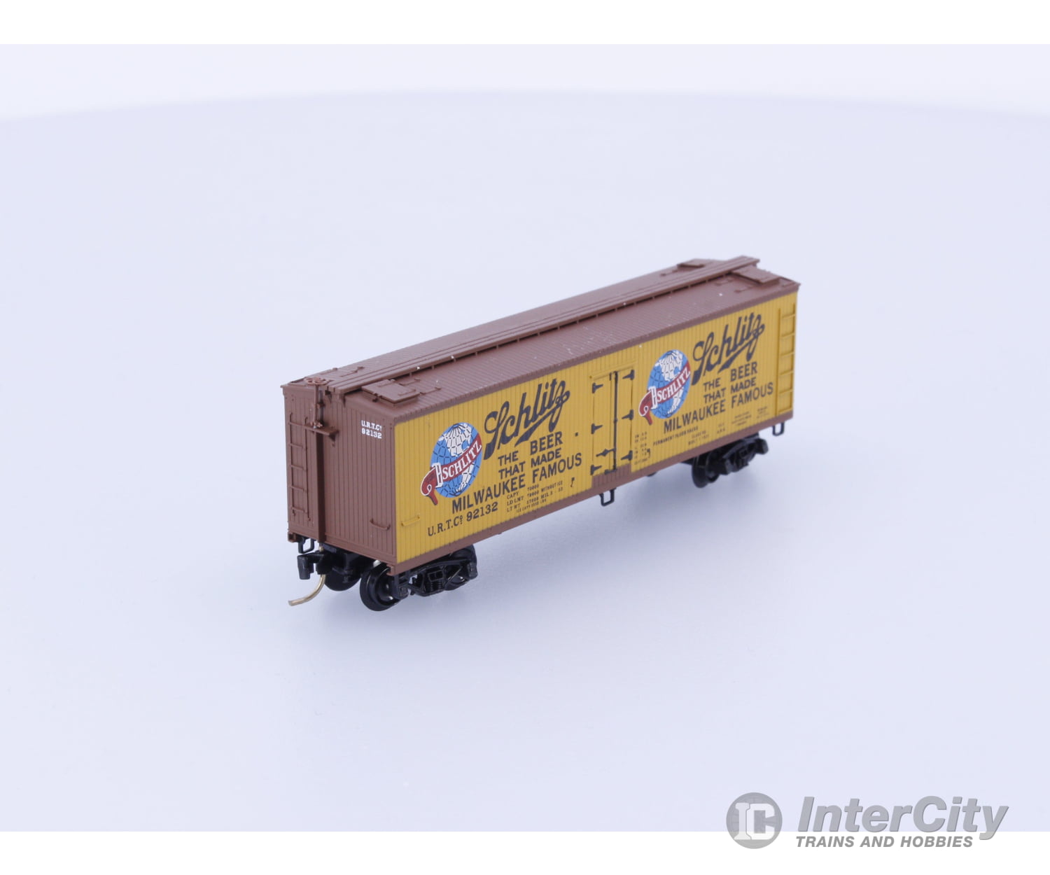 Micro Trains 49420 N Reefer Ice 40’ Wood Schlitz URTC 92132 Freight Cars