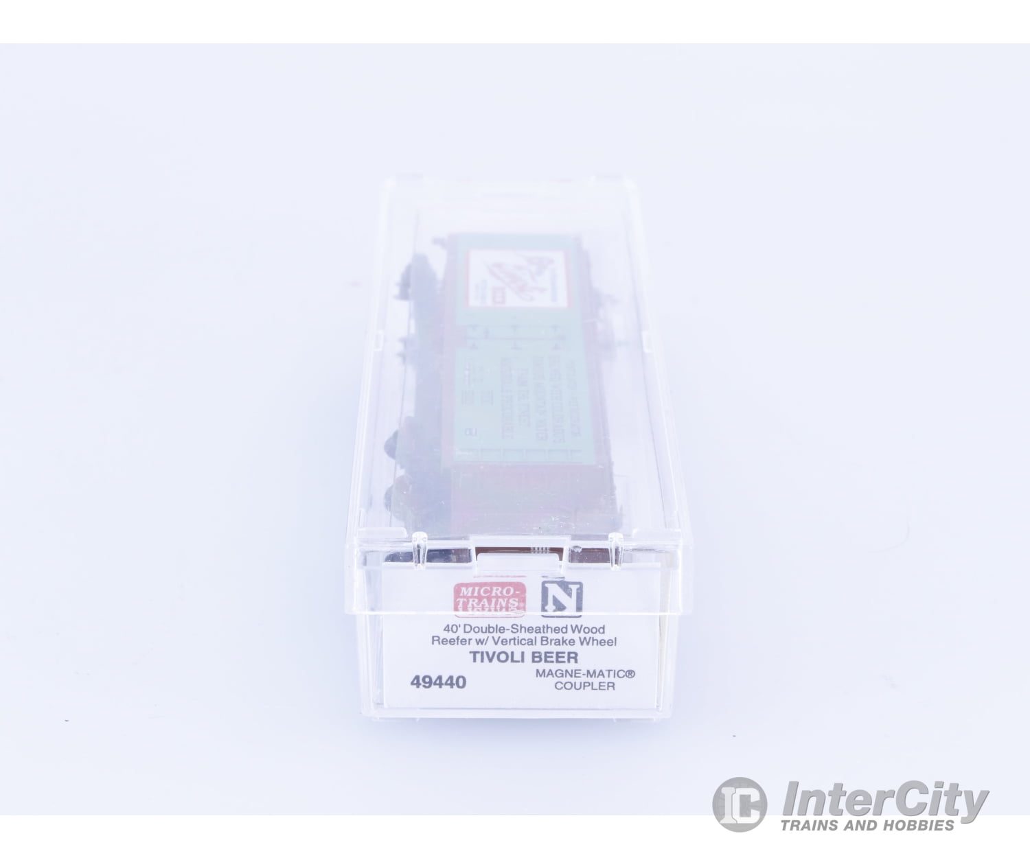 Micro Trains 49440 N 40’ Double Sheathed Wood Reefer Tivoli Beer (TUX) 5100 Freight Cars