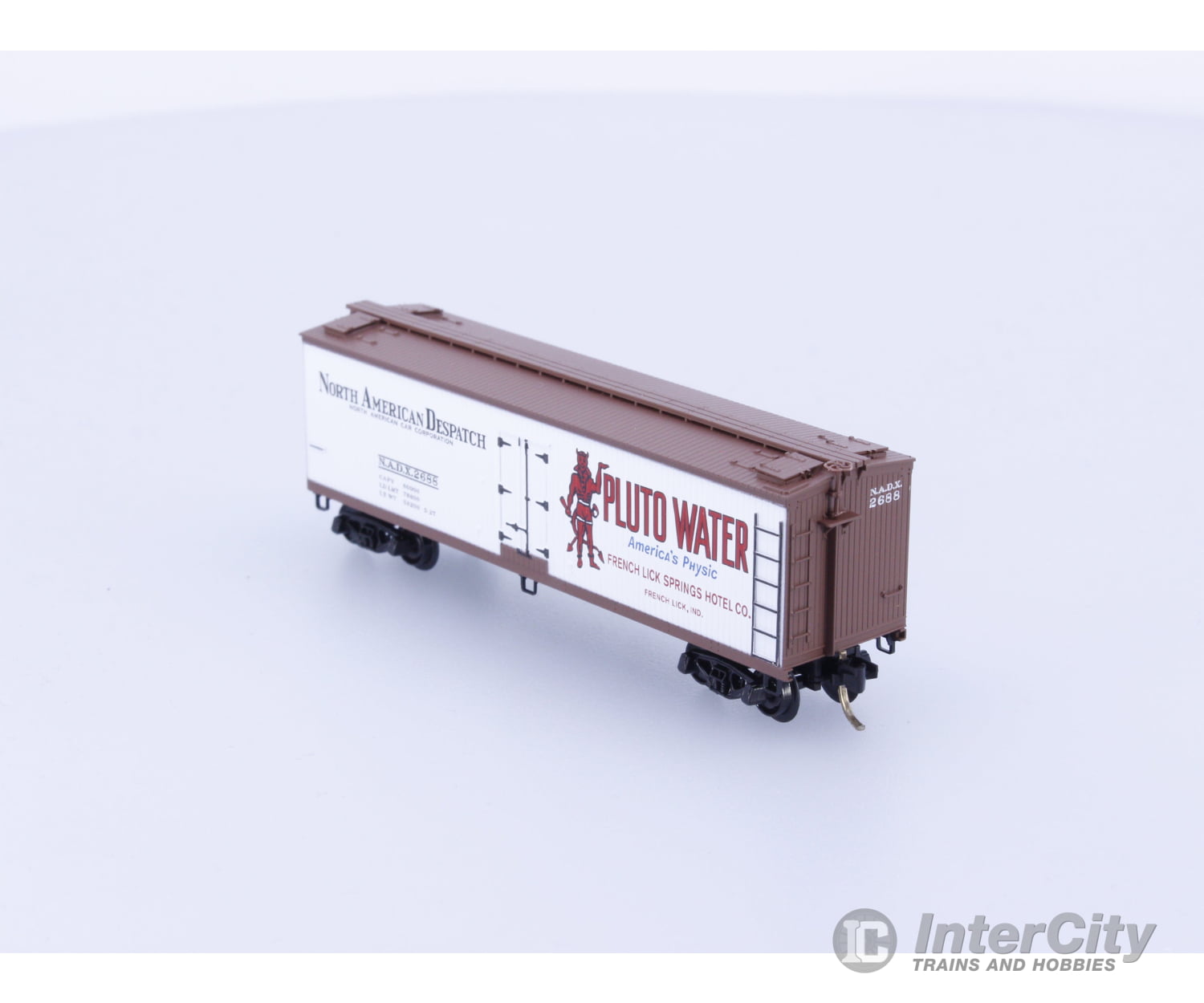 Micro Trains 49490 N Reefer Ice 40’ Wood Pluto Water NADX 2688 Freight Cars
