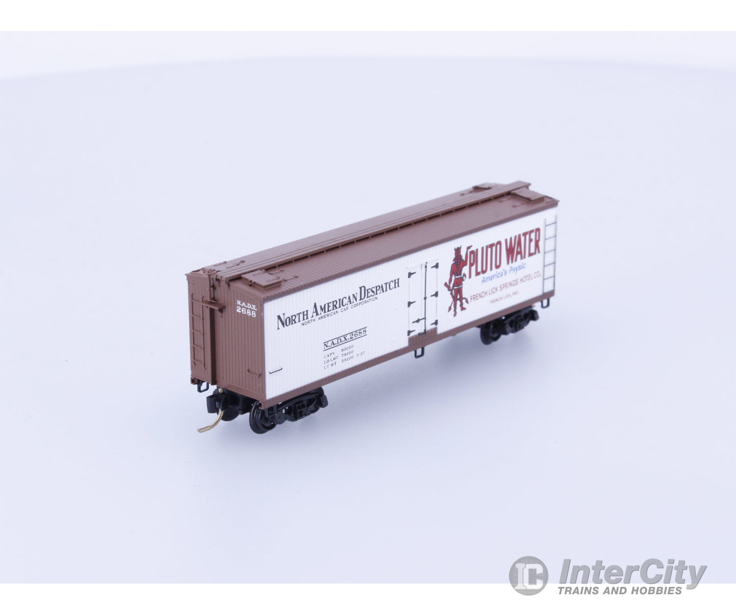 Micro Trains 49490 N Reefer Ice 40’ Wood Pluto Water NADX 2688 Freight Cars