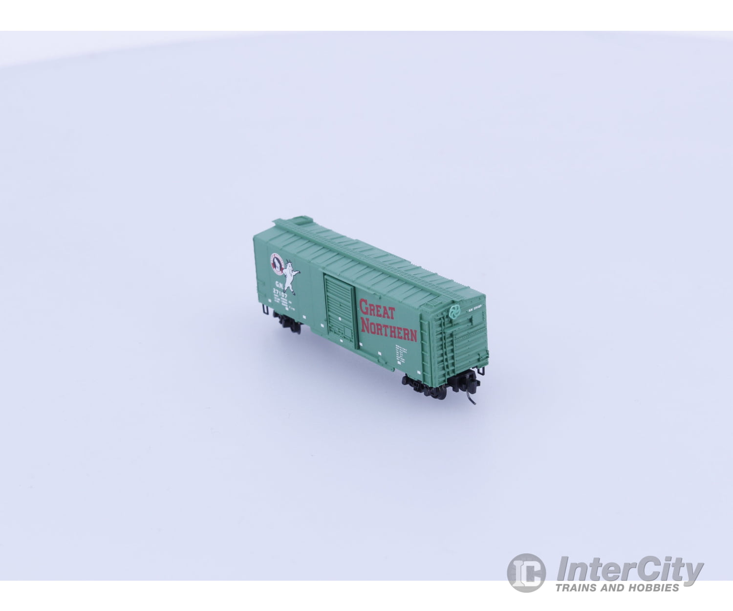 Micro Trains 500 00 441 Z 40’ Standard Box Car Single Door Great Northern (GN) 27107 (#2) Freight Cars